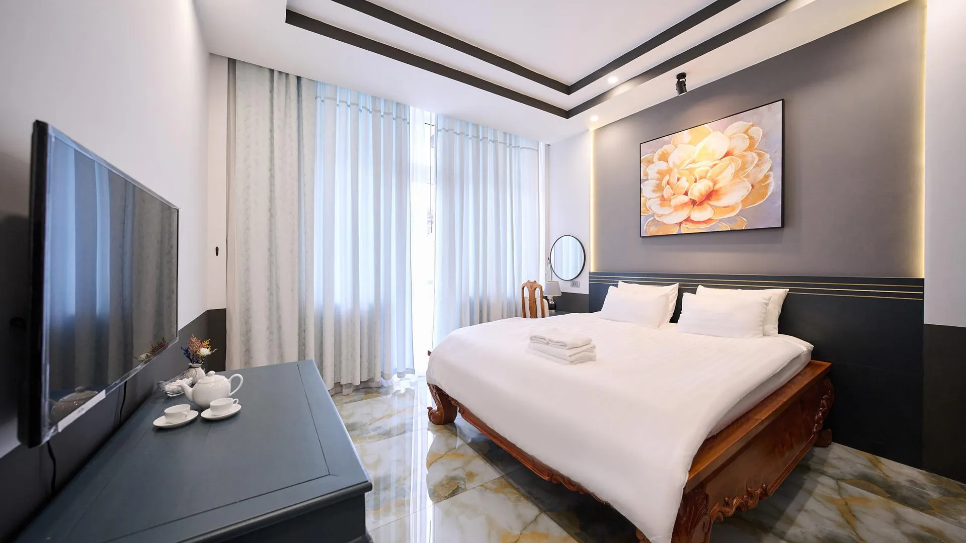 호치민 갈랑 호텔 2성급 호텔 스위트룸