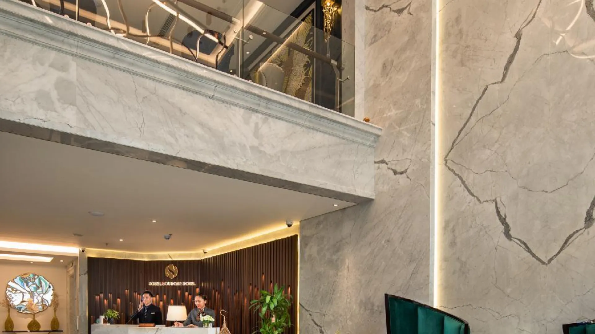 하노이 솔레일 부티크 호텔 하노이 4성급 호텔 로비