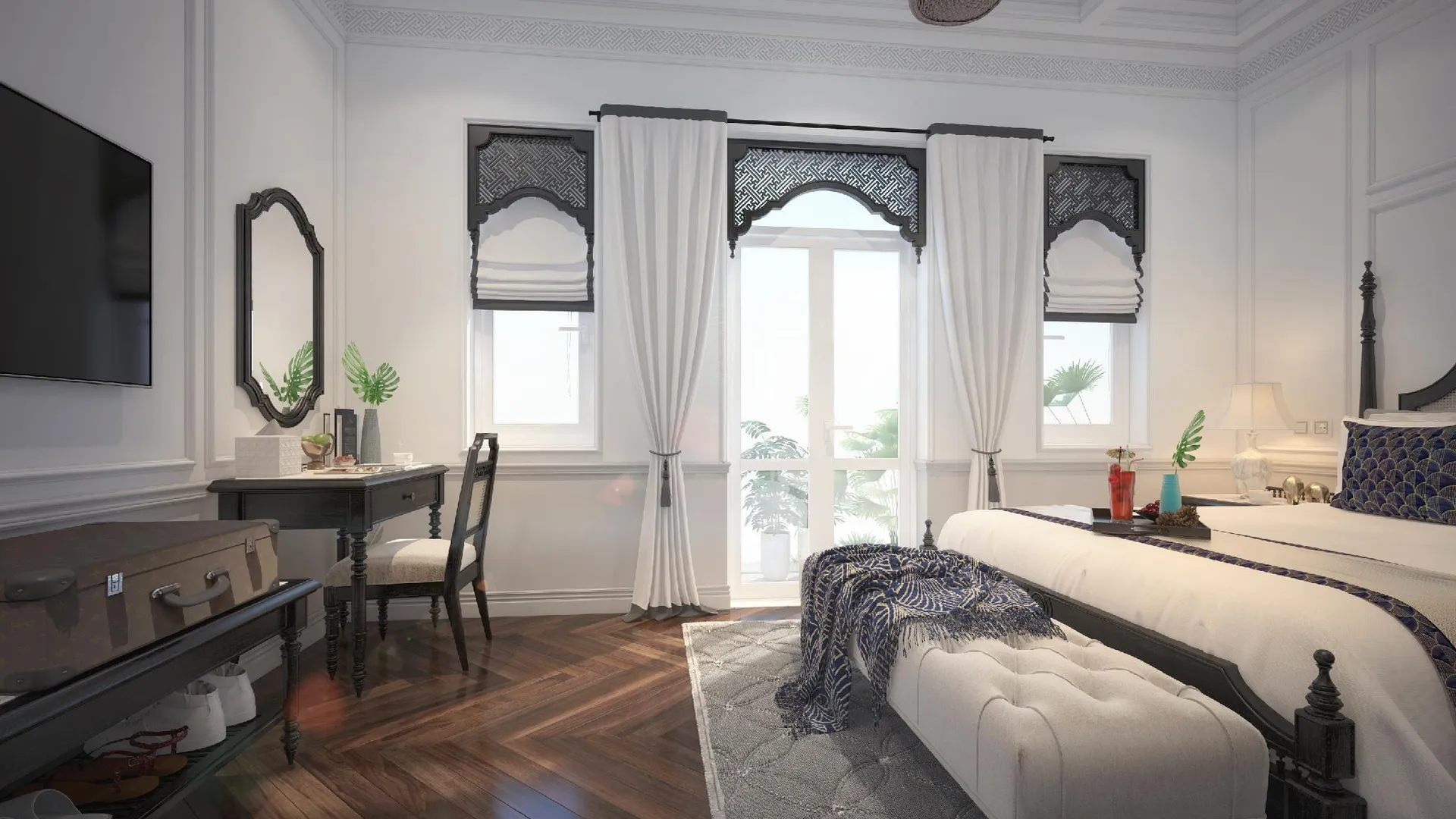 하노이 하노이 그레이스풀 호텔  3성급 호텔 객실