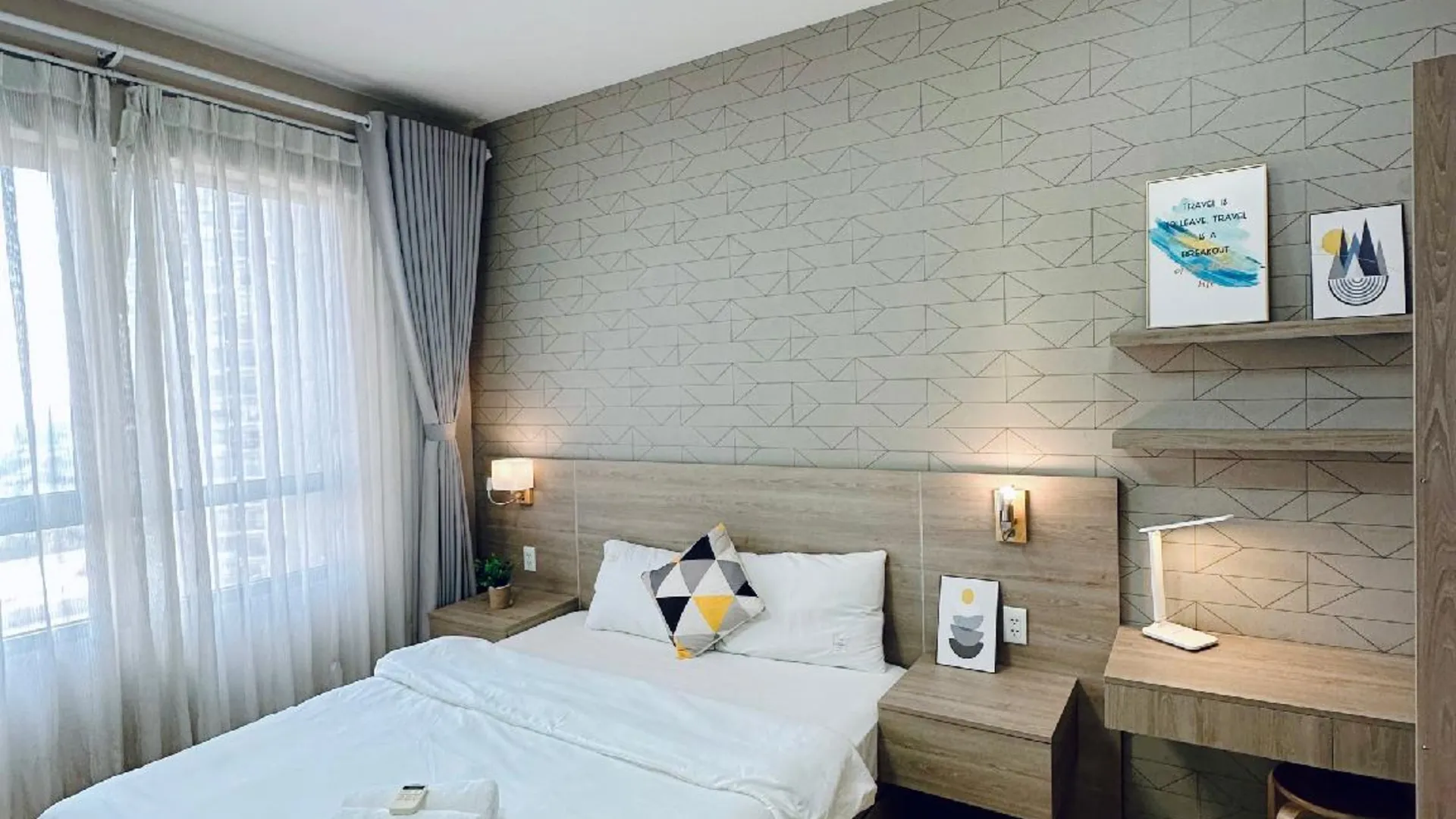 호치민 2군의 아파트먼트 (50m², 침실 1개, 프라이빗 욕실 1개) 5성급 게스트하우스 스위트룸