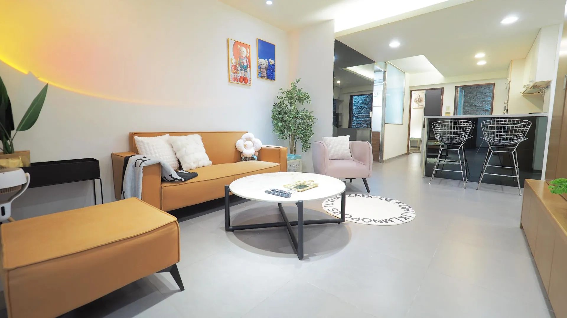 타이베이 쑹산 구의 아파트먼트 (100m², 침실 3개, 프라이빗 욕실 2개) 2성급 싱글룸 객실