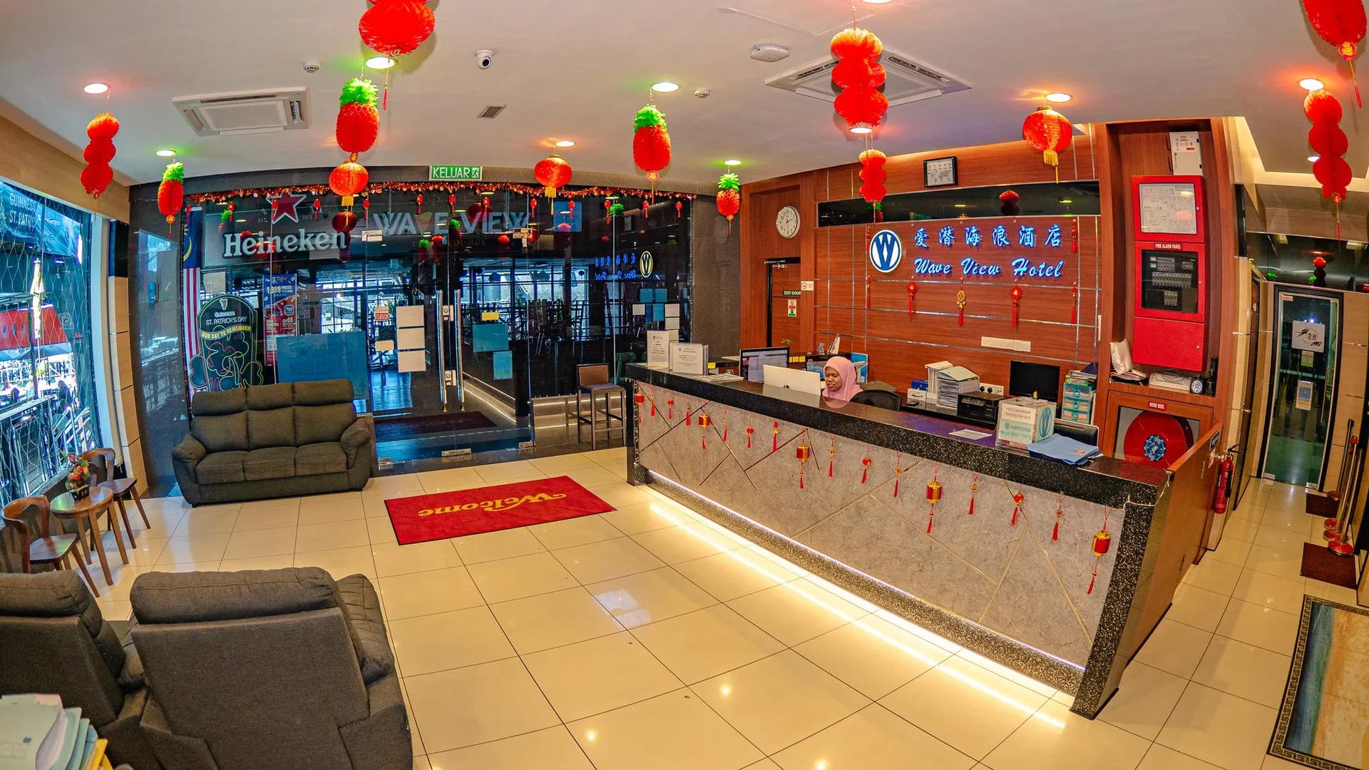 셈포르나 웨이브 뷰 호텔 호텔 전망