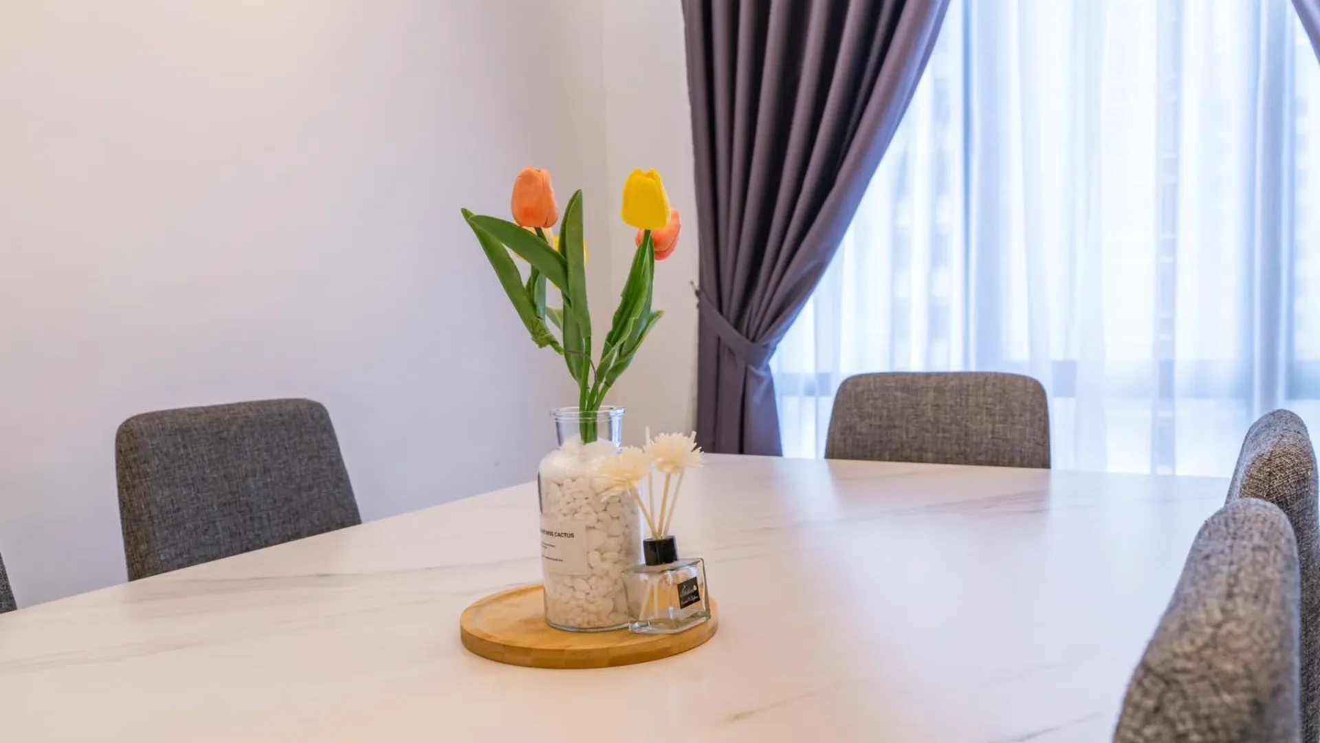 조호바루 / 조호르바루 테브라우의 아파트먼트 (120m², 침실 3개, 프라이빗 욕실 2개) 3성급 싱글룸 전망