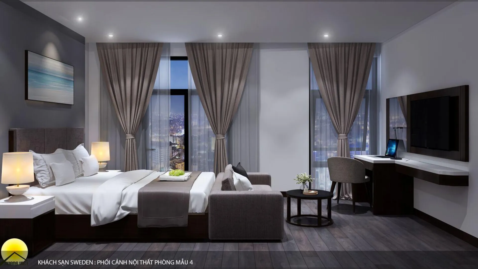 다낭 스웨덴 호텔 앤 아파트먼트 3성급 호텔 스위트룸
