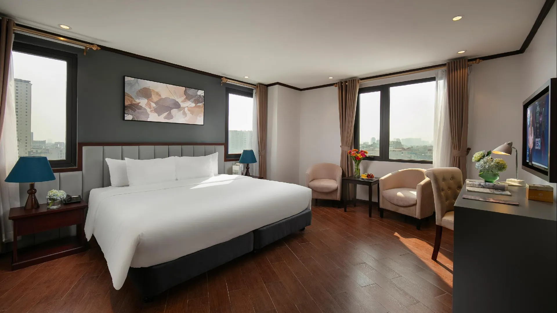 하노이 메이 드 빌 코너 호텔 5성급 호텔 스위트룸