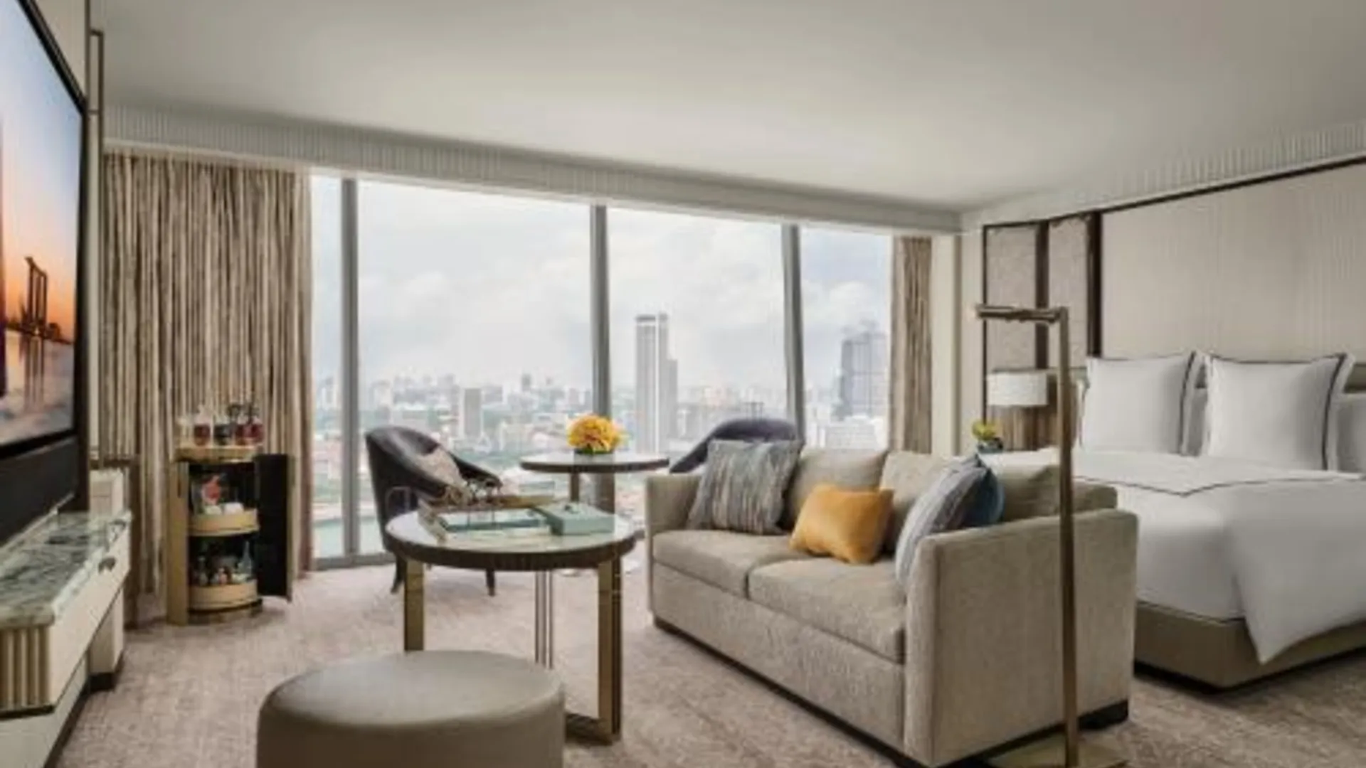 싱가포르 마리나 베이 샌즈 5성급 호텔 스위트룸