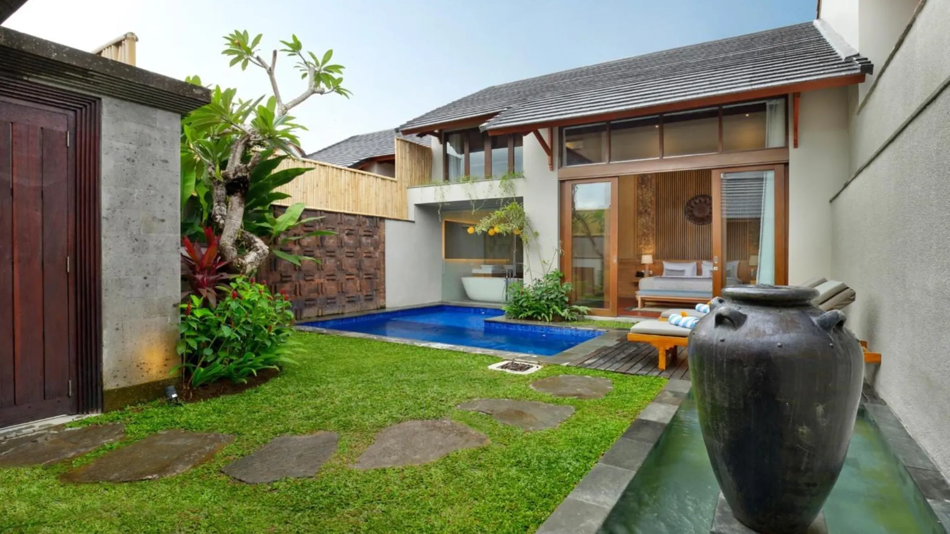 발리 테라타이 빌라 짱구 바이 이니 비에 호스피탈리티 5성급 호텔 레스토랑