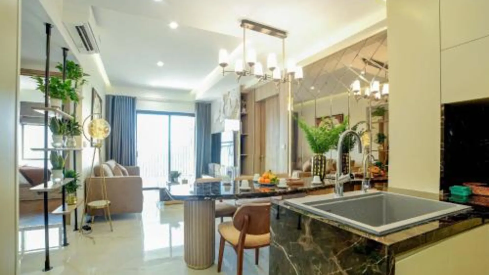 호치민 오티스 소호 사이공 발코니 아파트먼트 4성급 게스트하우스 로비