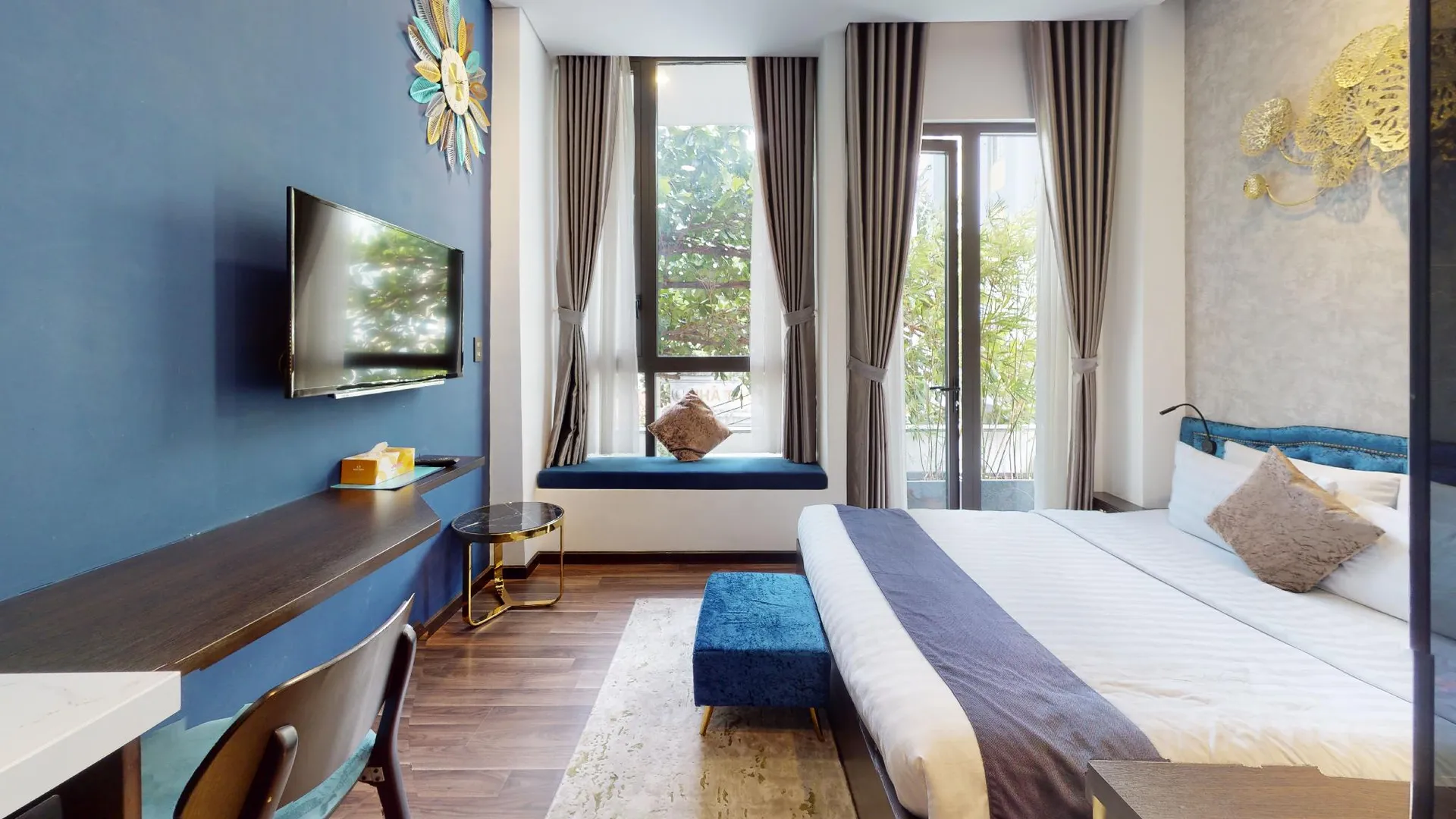 호치민 쿤킨 럭셔리 호텔 앤 아파트먼트 3성급 호텔 객실