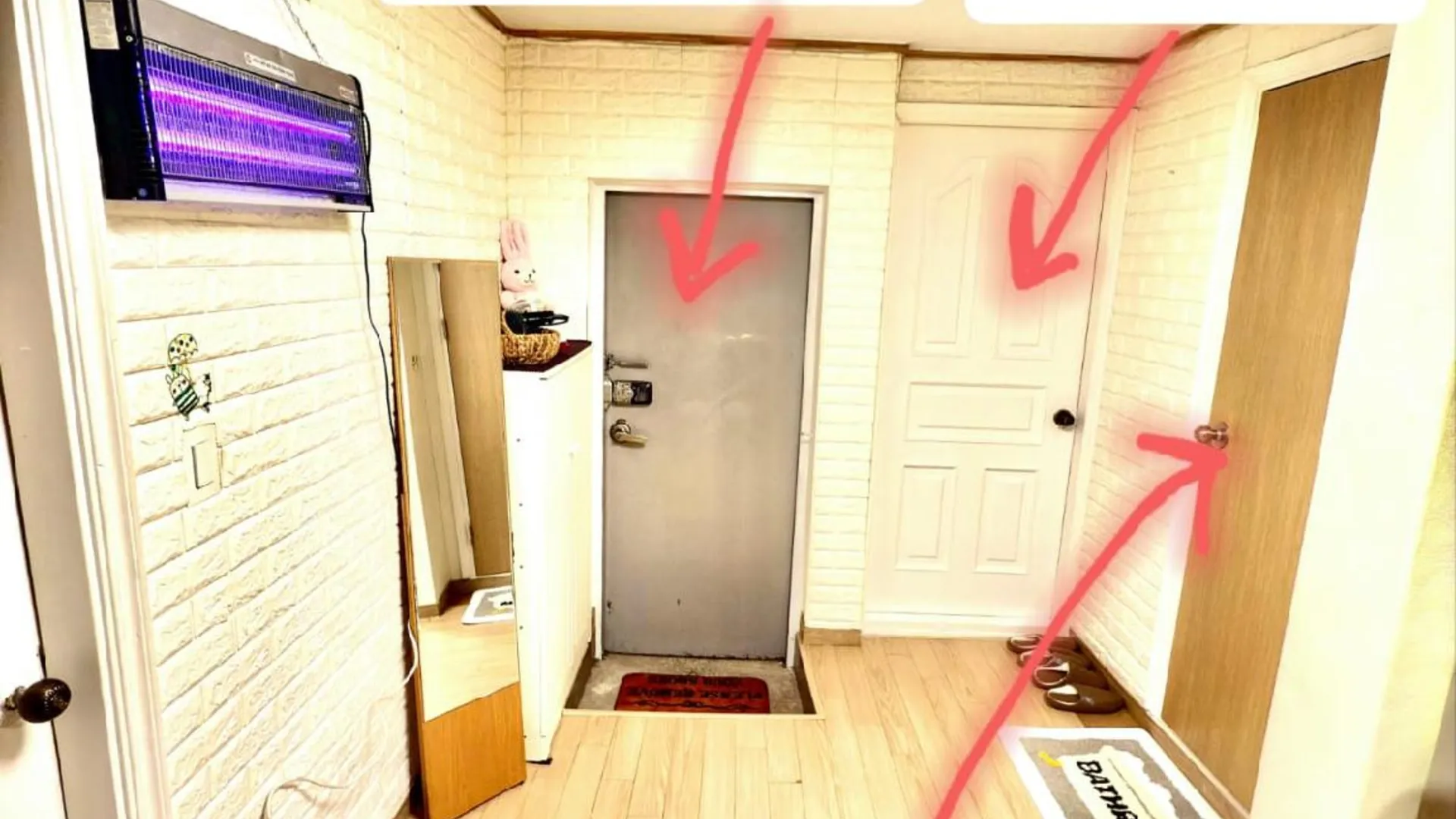 서울 명동의 프라이빗 하우스 (60m², 침실 2개, 프라이빗 욕실 1개) 4성급 게스트하우스 전망