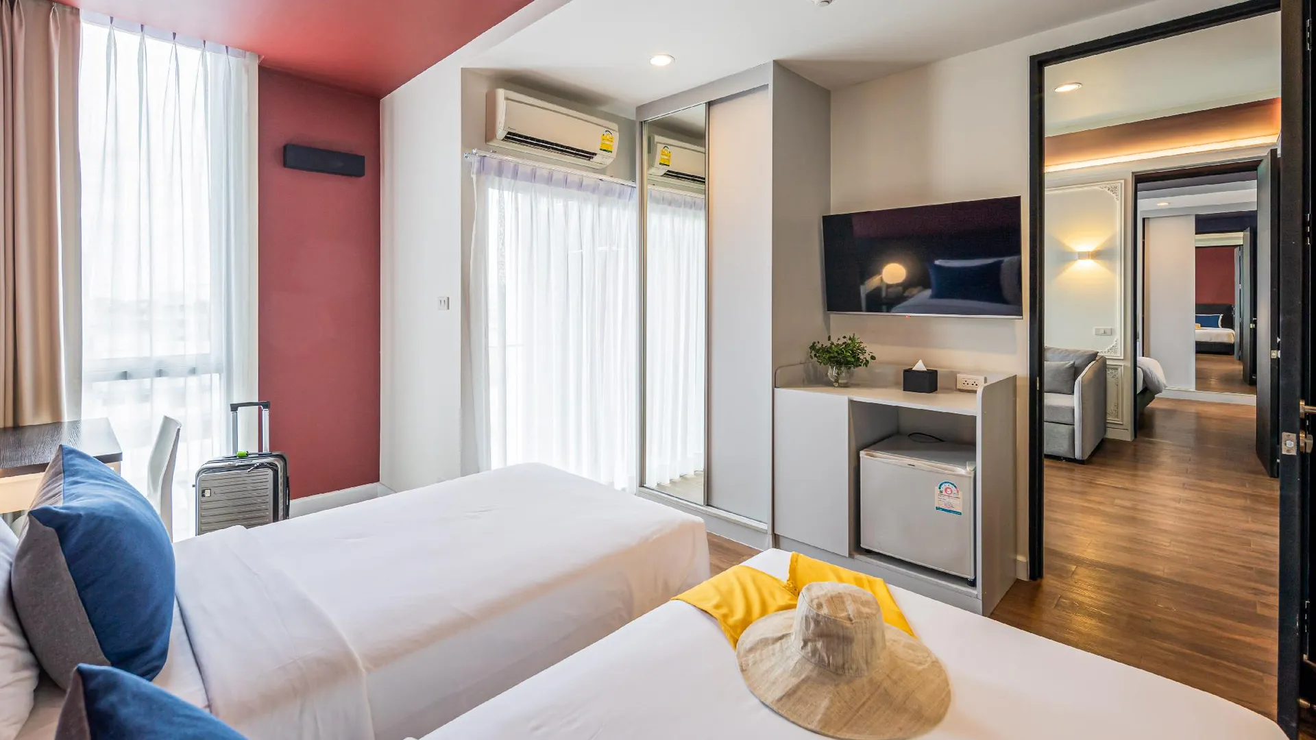 방콕 블루 히포 호텔 4성급 호텔 스위트룸