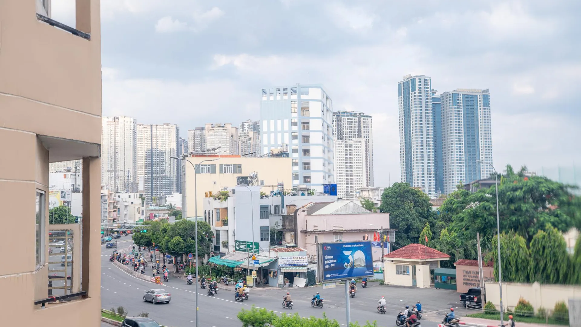 호치민 호시 아파트먼트 3성급 호텔 전망