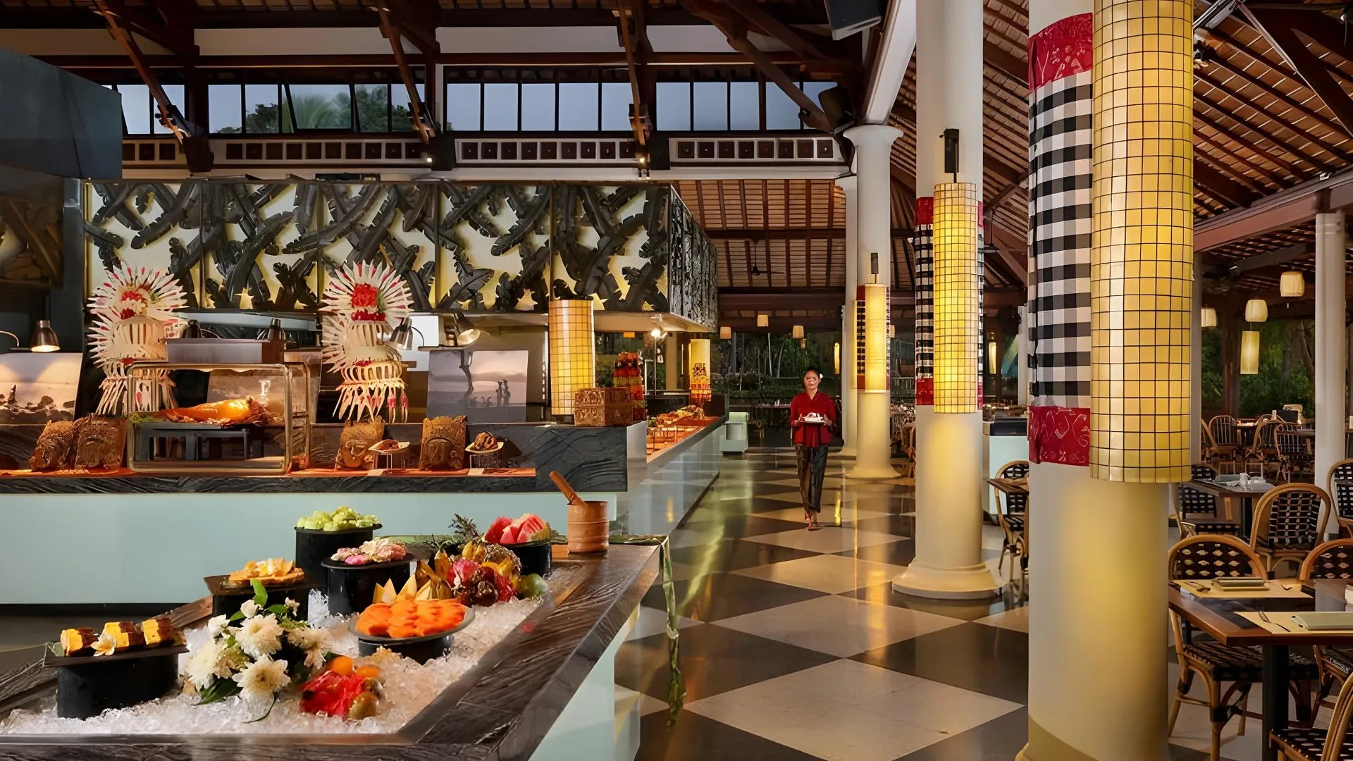 발리 파드마 리조트 레기안 5성급 호텔 레스토랑