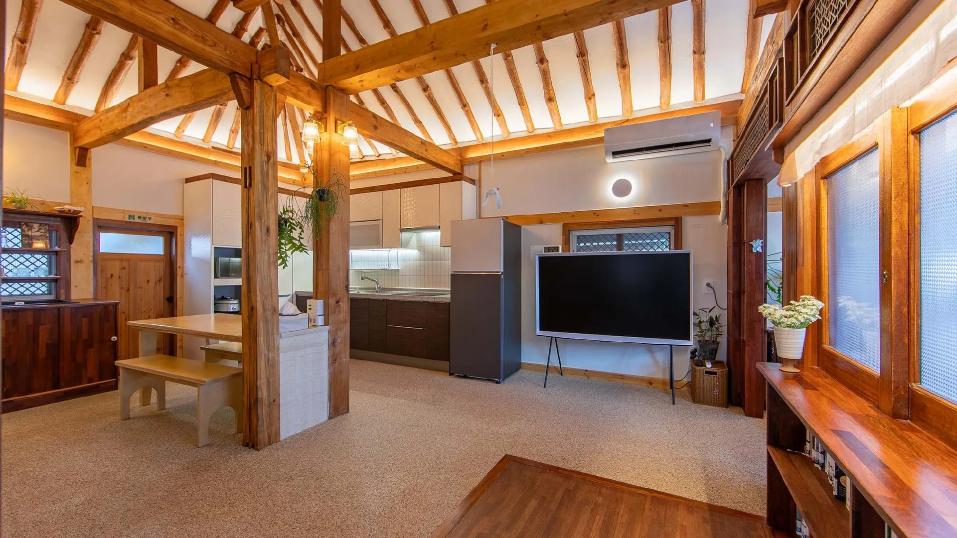 영양군 청송 눈떠보니 청송 한옥펜션 2성급 게스트하우스 수영장