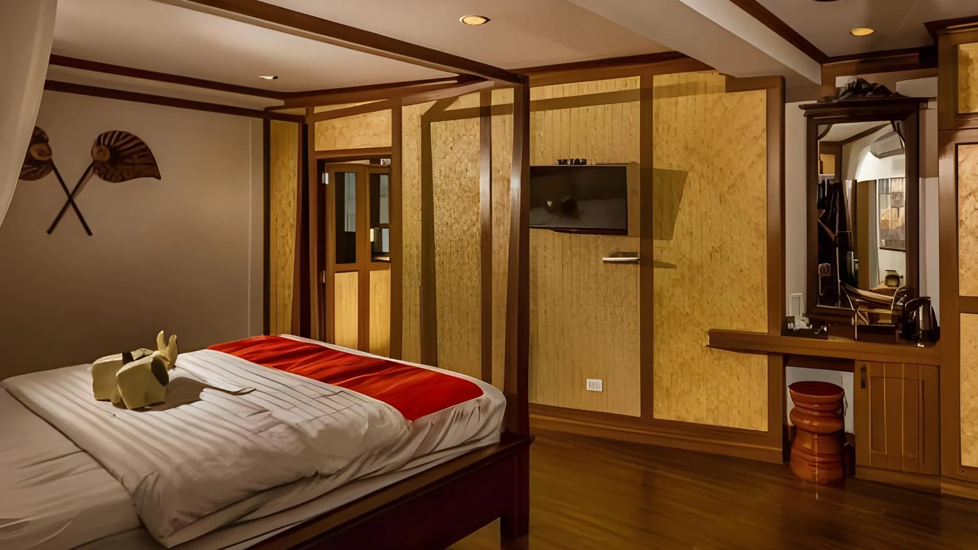 방콕 엠스테이 3성급 호텔 스위트룸