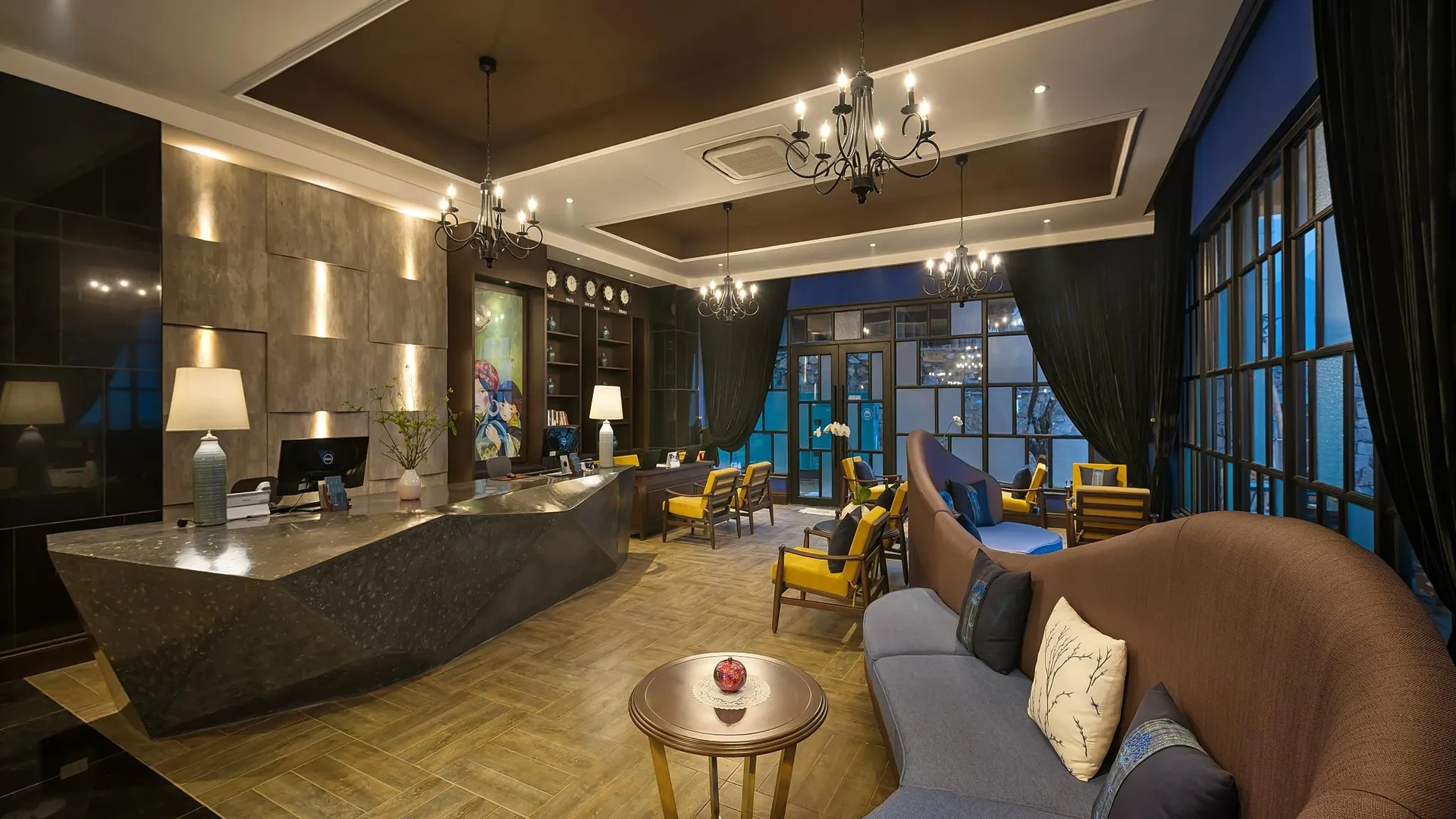 사파 알리아나 부티크 사파 호텔 앤 스파 4성급 호텔 로비