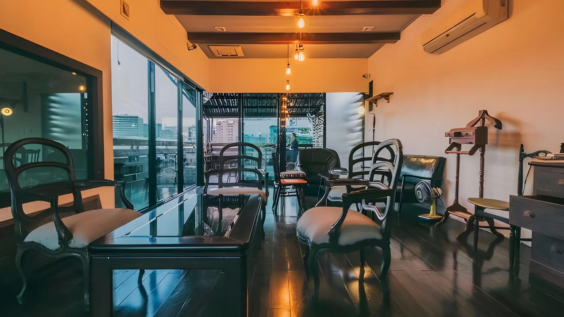 타이베이 샤오자오루 코너 호스텔 앤 카페 3성급 호텔 전망