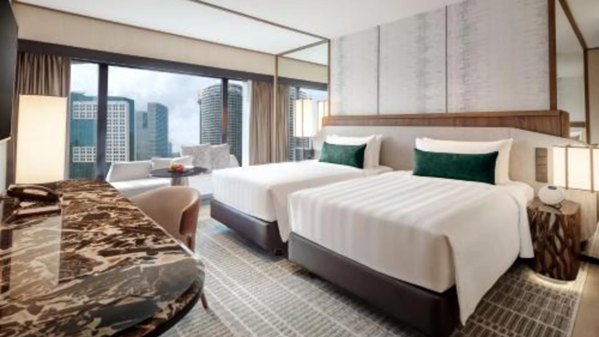 싱가포르 팬 퍼시픽 싱가포르 5성급 호텔 스위트룸