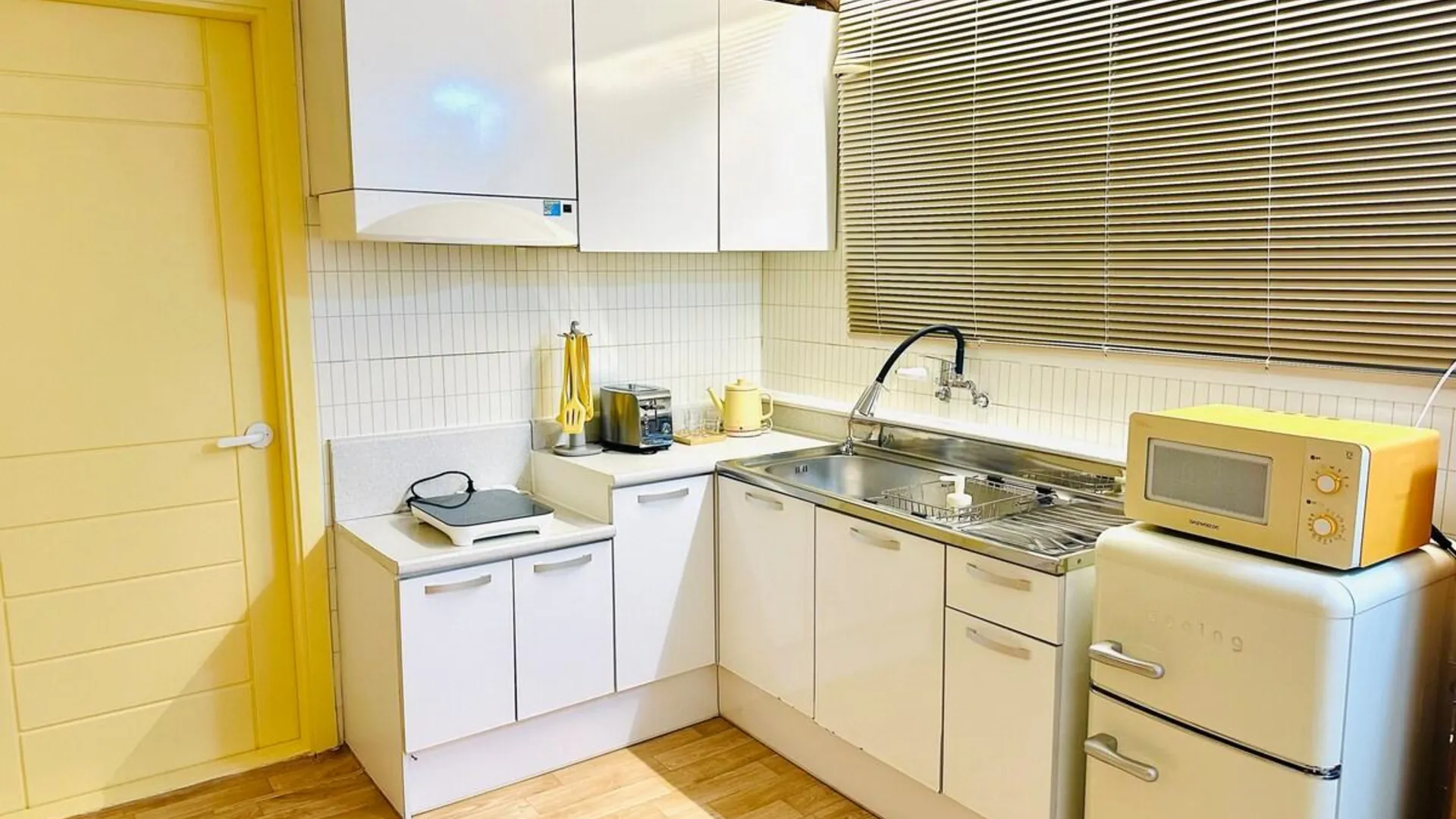 서울 광진의 아파트먼트 (39m², 침실 2개, 프라이빗 욕실 1개) 3성급 게스트하우스 레스토랑