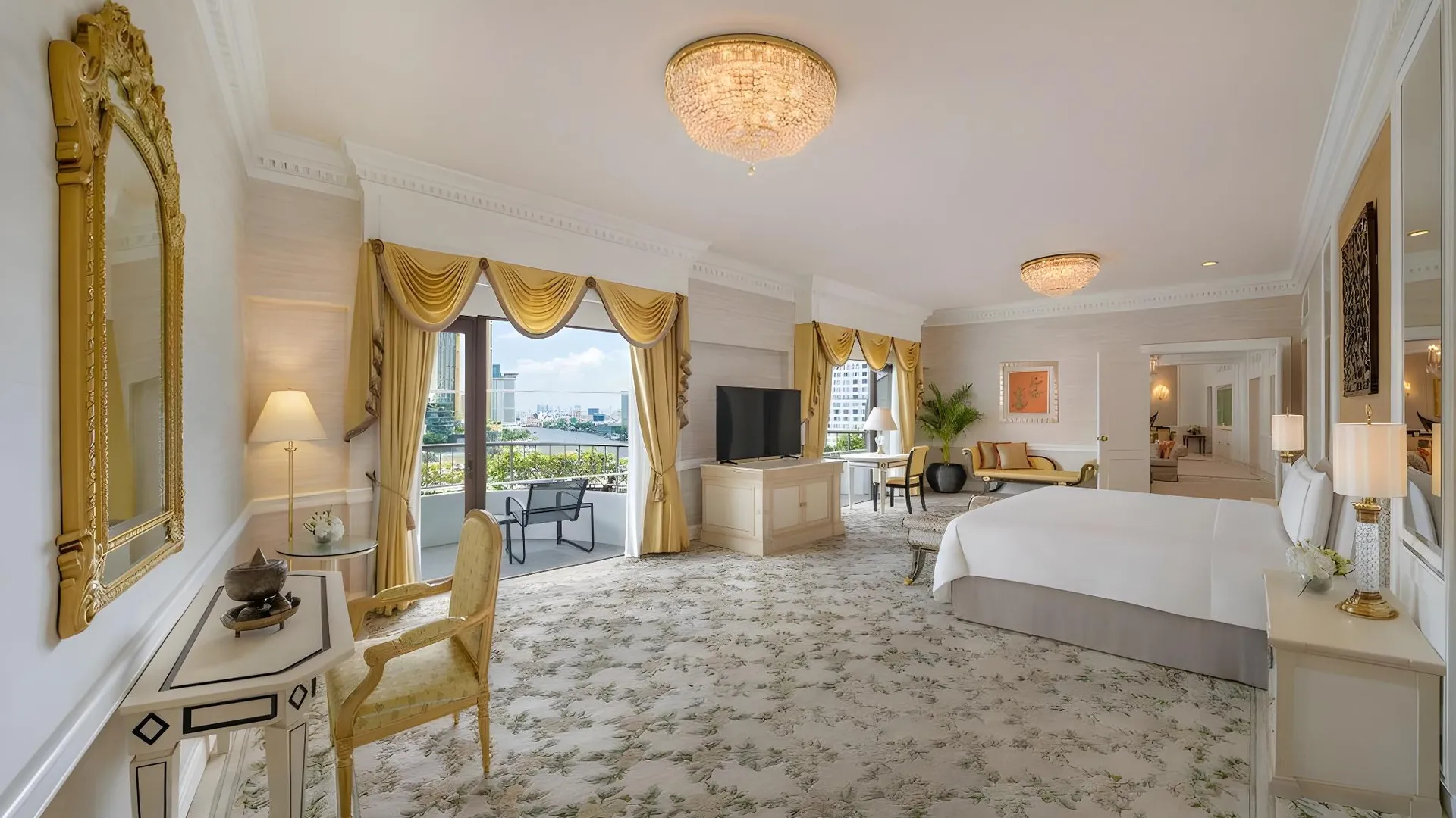 방콕 샹그릴라 방콕 5성급 호텔 전망