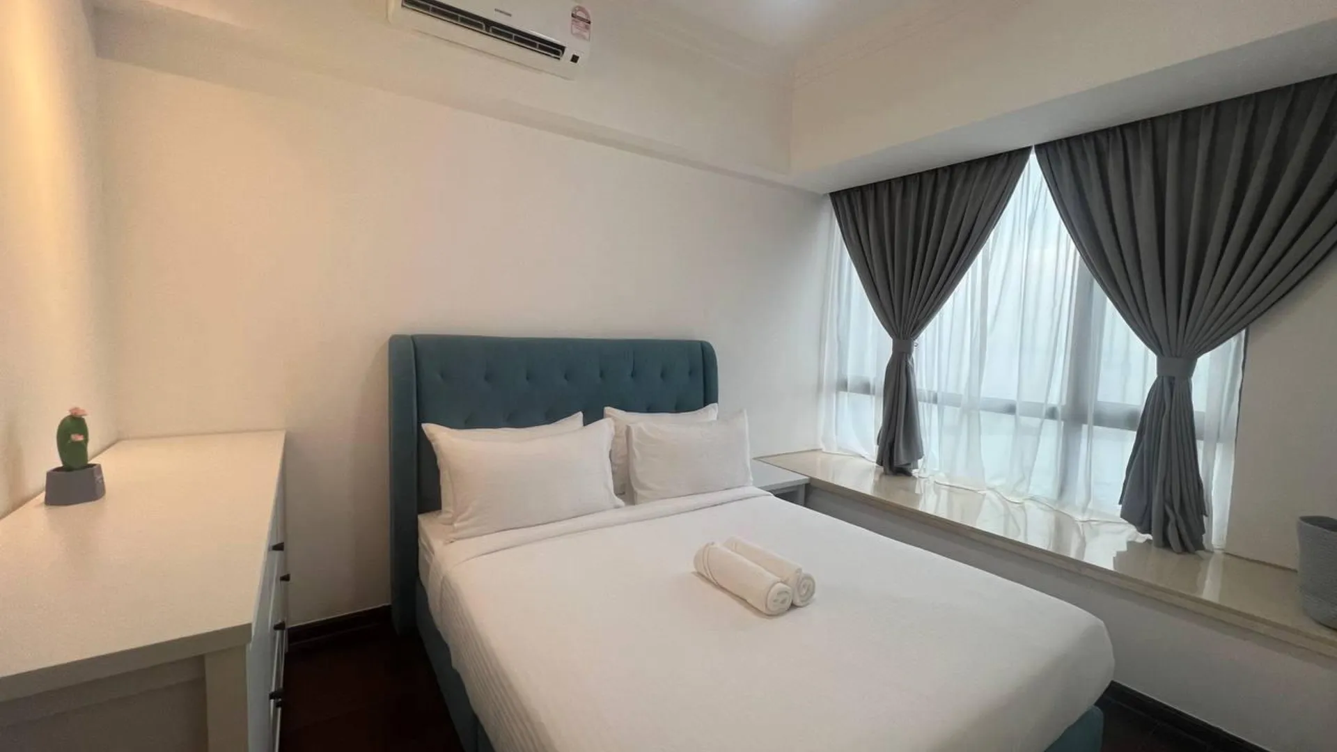 조호바루 / 조호르바루 조호바루의 아파트먼트 (100m², 침실 3개, 프라이빗 욕실 2개) 1성급 싱글룸 수영장