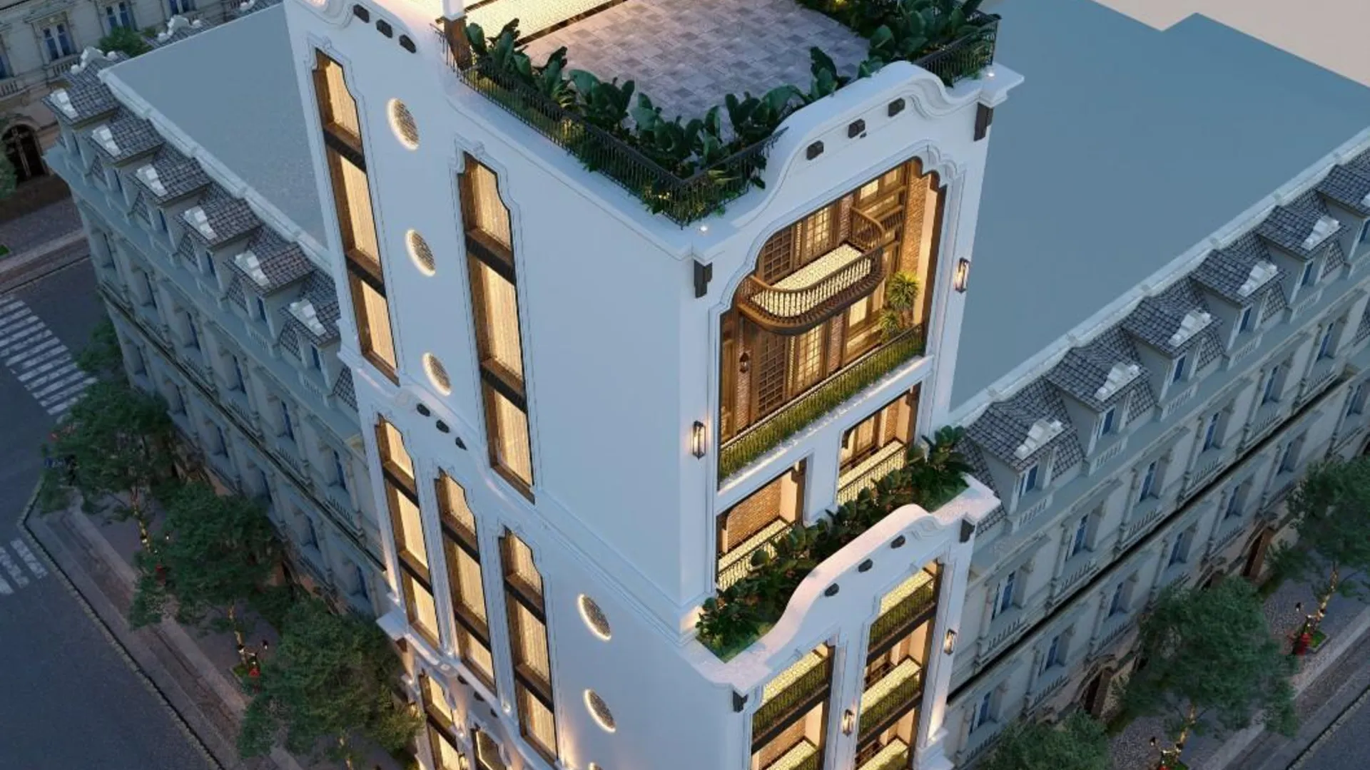 하노이 크레센도 부티크 스튜디오 5성급 호텔 객실