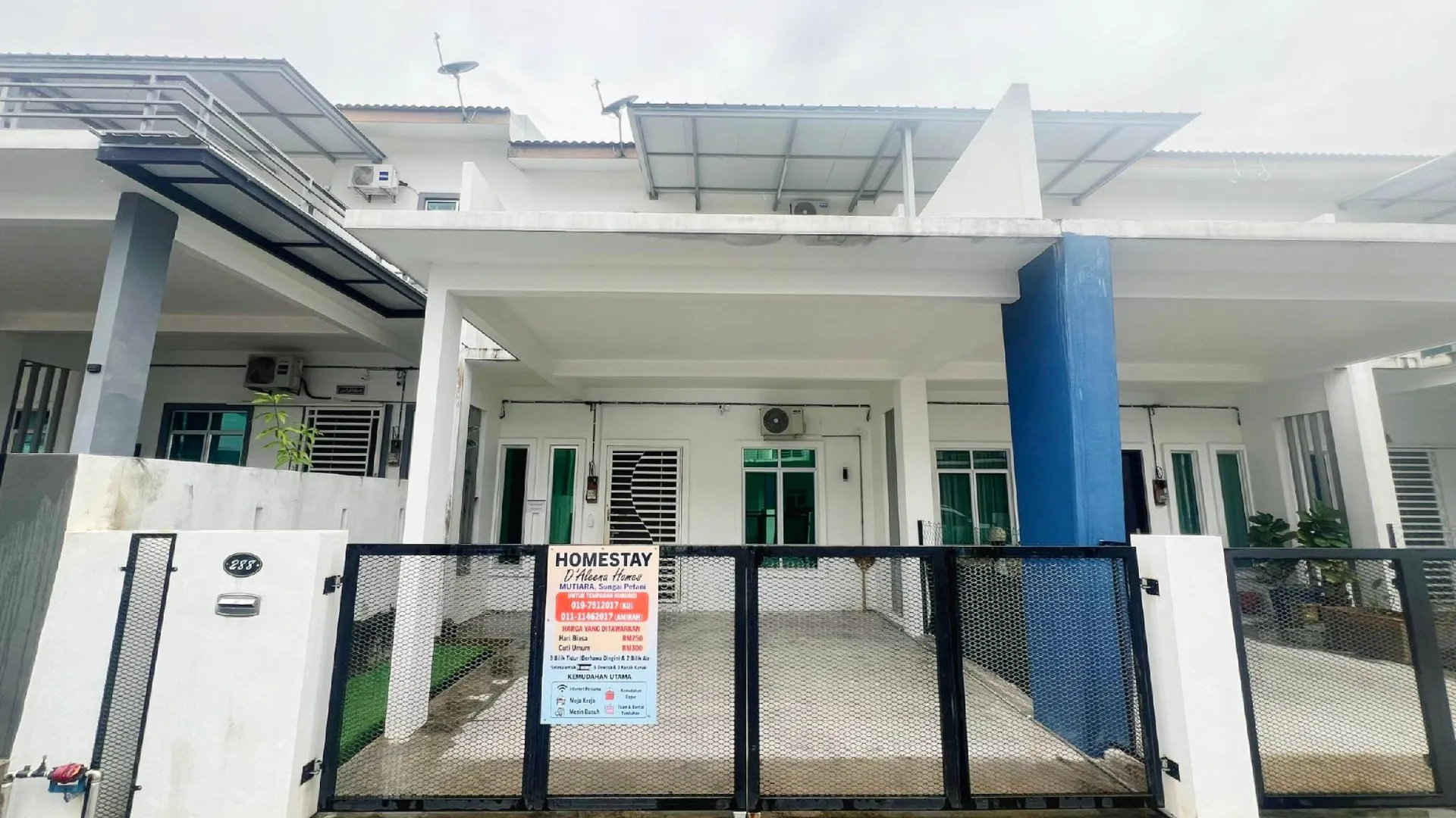 숭가이 페타니 숭아이 페타니 센트럴 의 프라이빗 하우스 (750m², 침실 3개, 프라이빗 욕실 2개) 3성급 게스트하우스 수영장