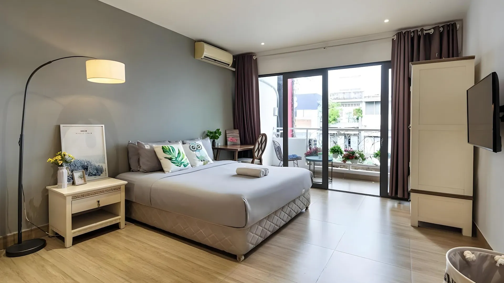 호치민 B-홈어웨이 럭셔리 3성급 호텔 전망