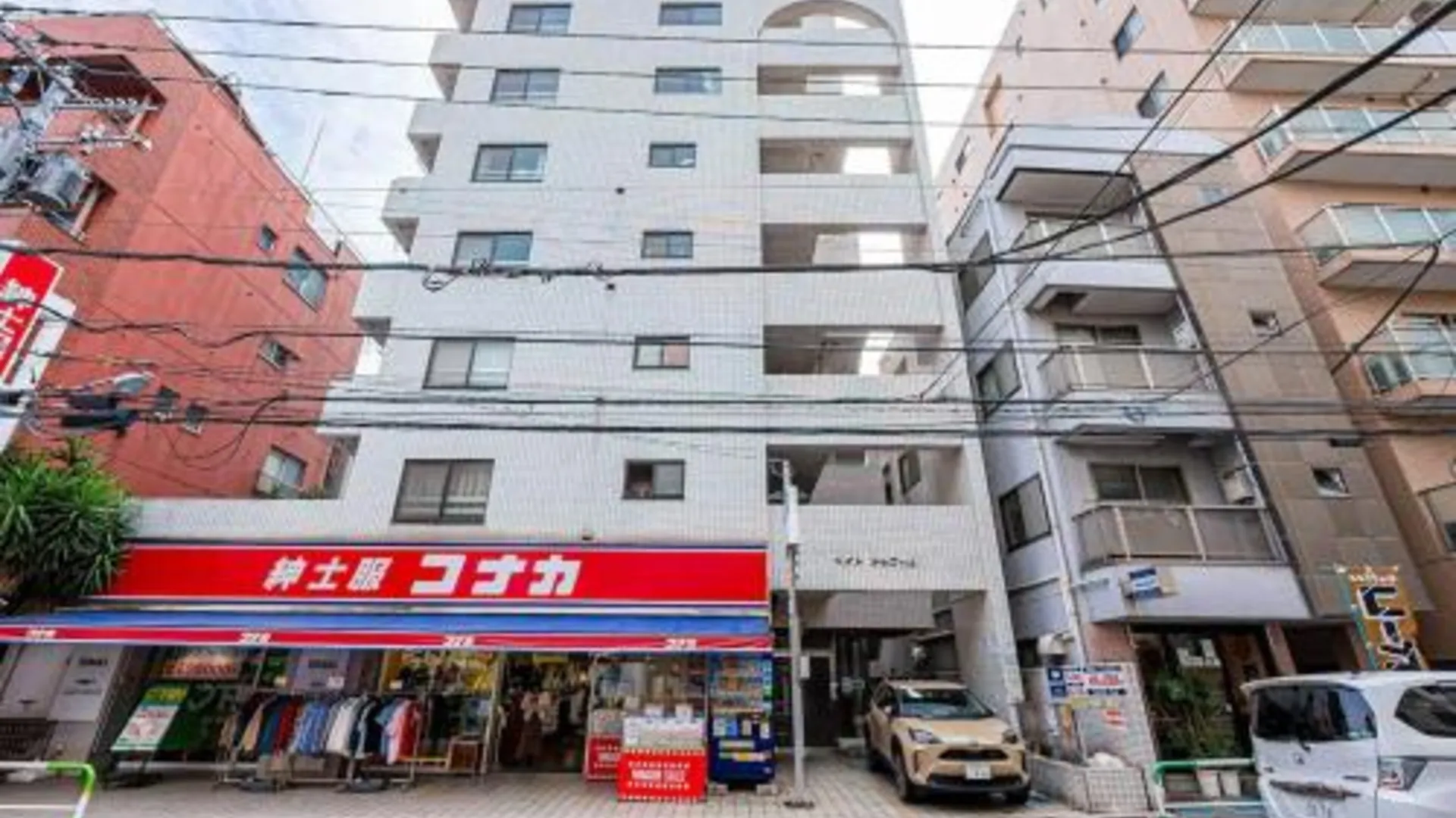 도쿄 / 동경 2th floor with elevator 3min walk from Koma Gome on the Yamanote Line 2 rooms and 1 living room, max 3성급 싱글룸 외관