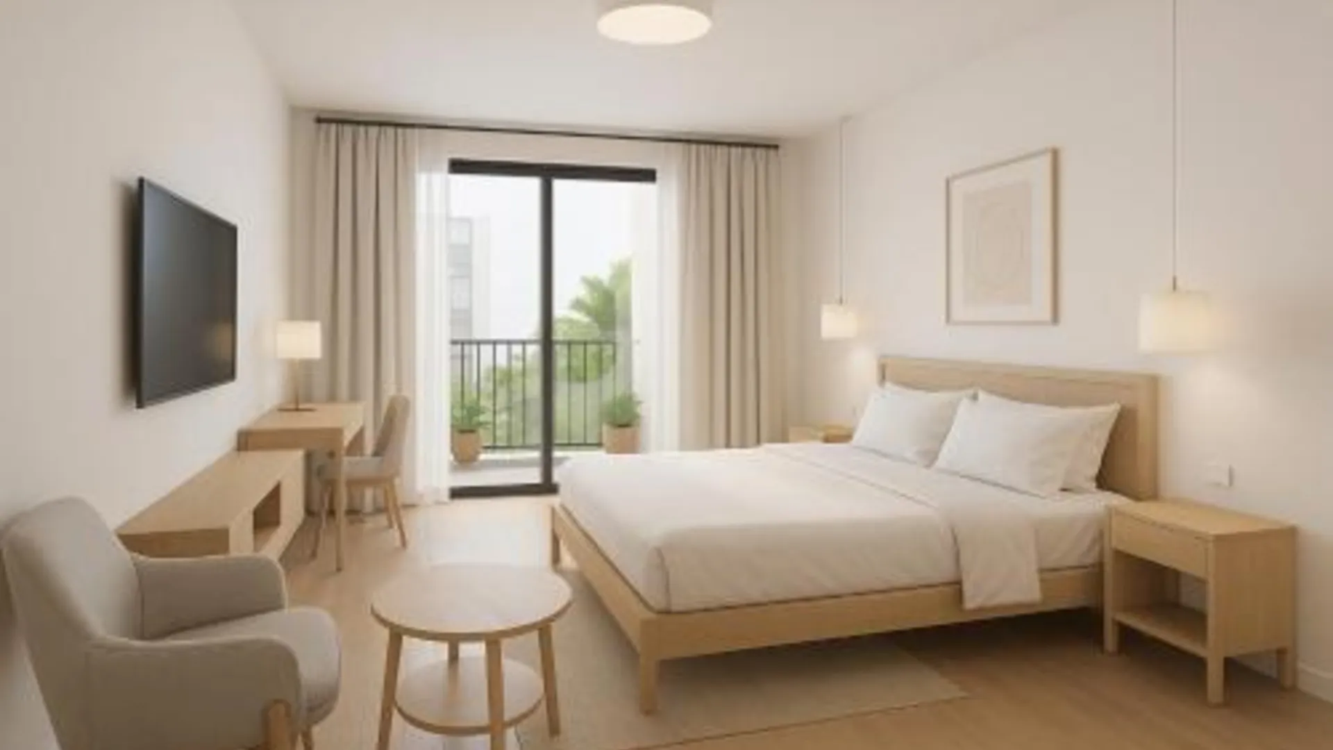 하노이 에코 네스트 아파트먼트 앤 호텔 하이바쭝 3성급 호텔 전망