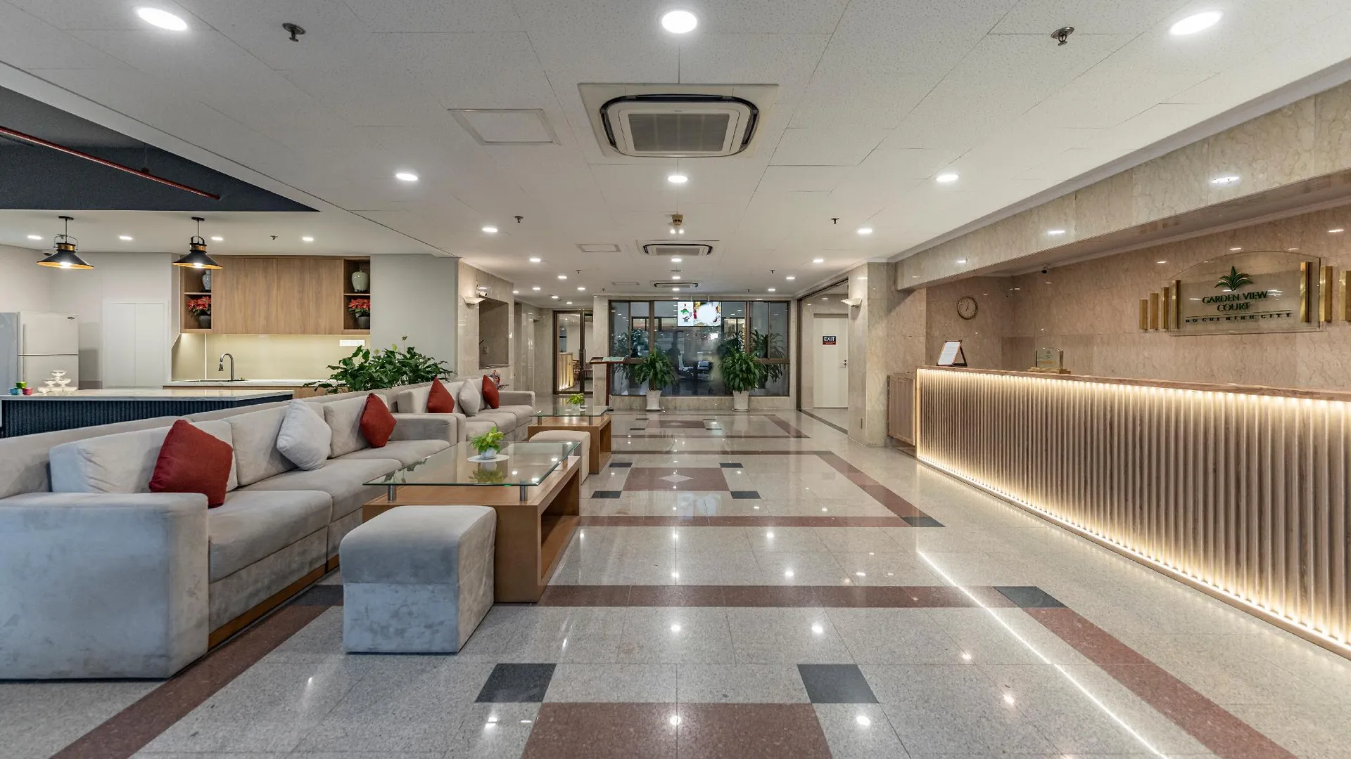 호치민 가든 뷰 코트 스위트 호치민 시티 4성급 호텔 외관