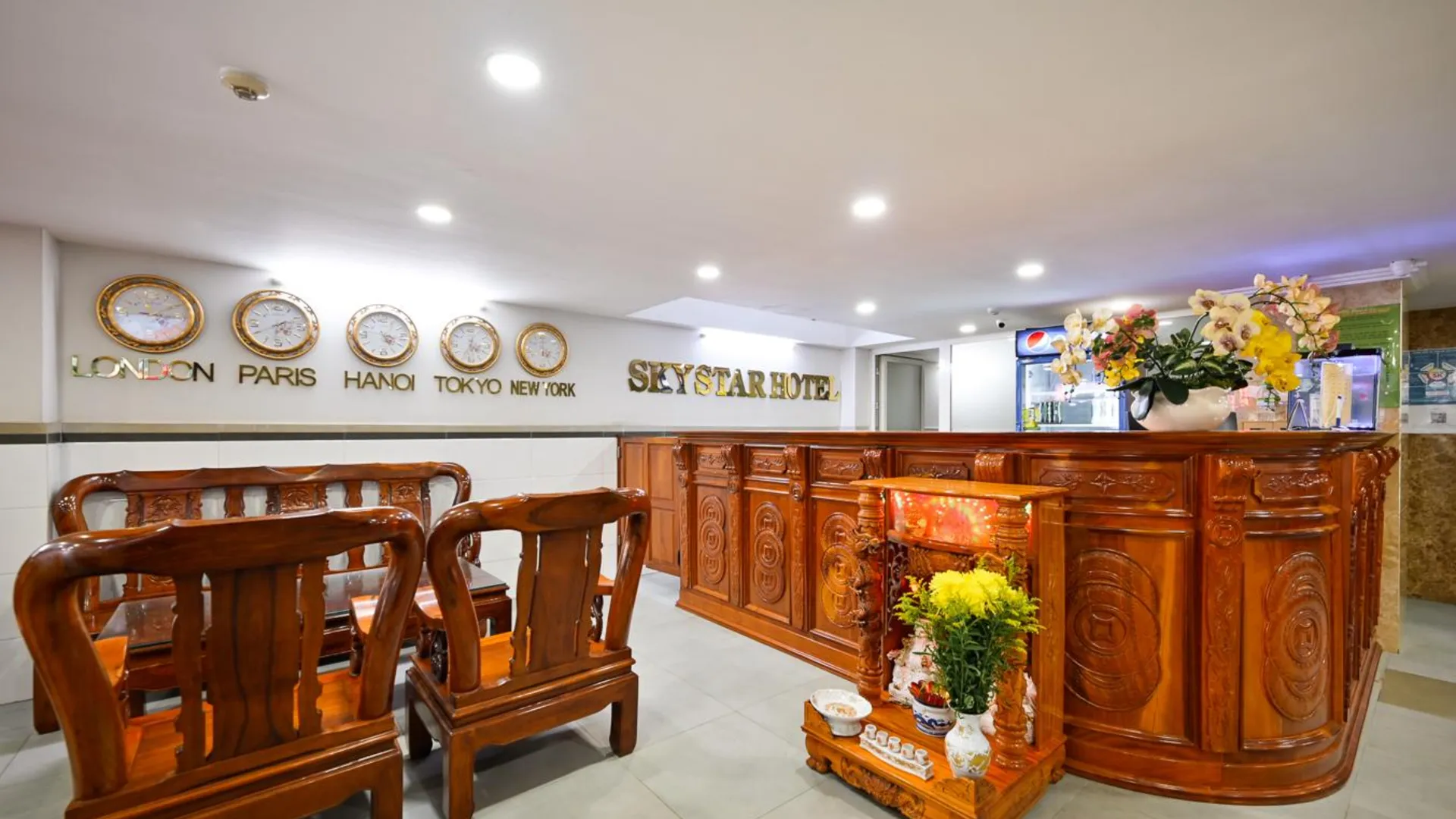 호치민 스카이 스타 호텔 3성급 호텔 로비