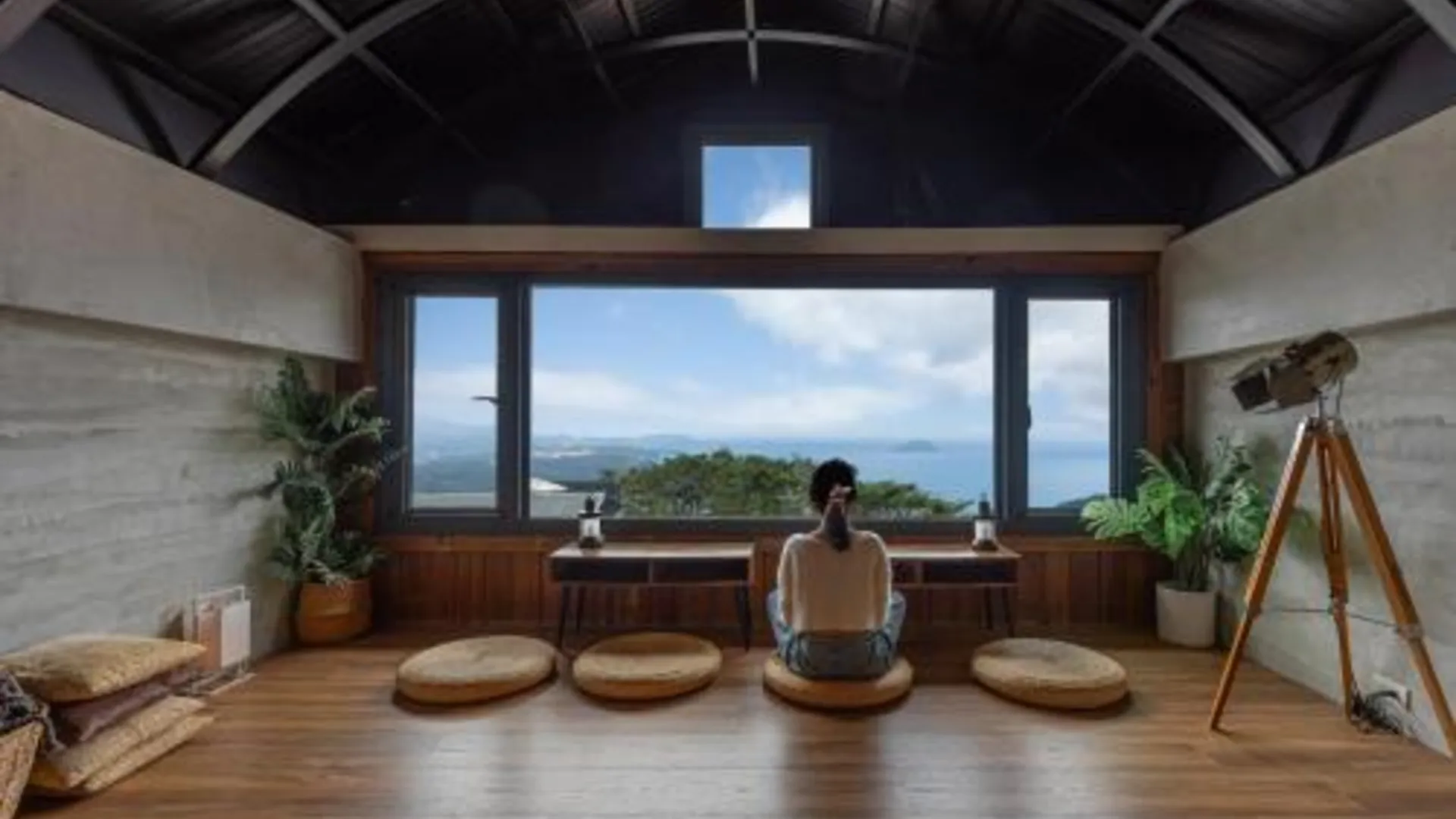 타이베이 지우펀 디 오션 띠어리 4성급 게스트하우스 전망