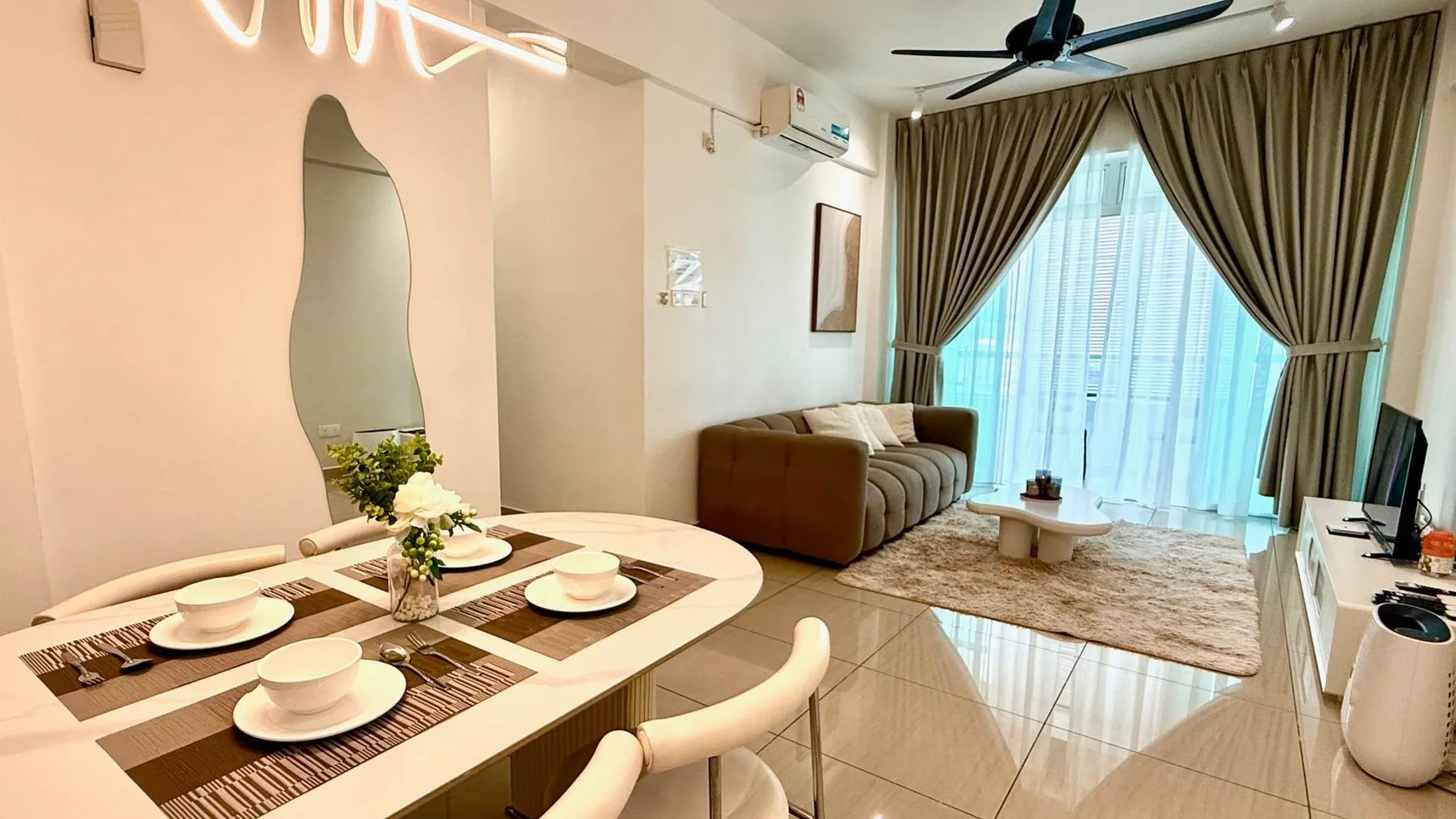 조호바루 / 조호르바루 테브라우의 아파트먼트 (1033m², 침실 3개, 프라이빗 욕실 2개) 3성급 싱글룸 객실