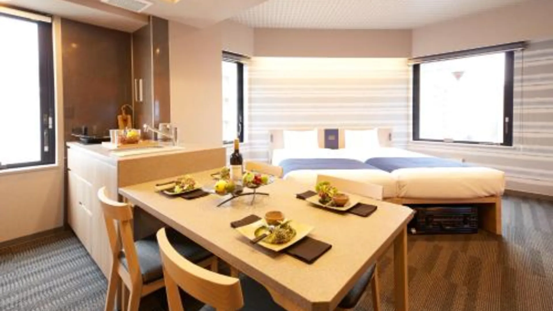 도쿄 / 동경 먼데이 아파트 프리미엄 긴자 신토미초 4성급 호텔 로비