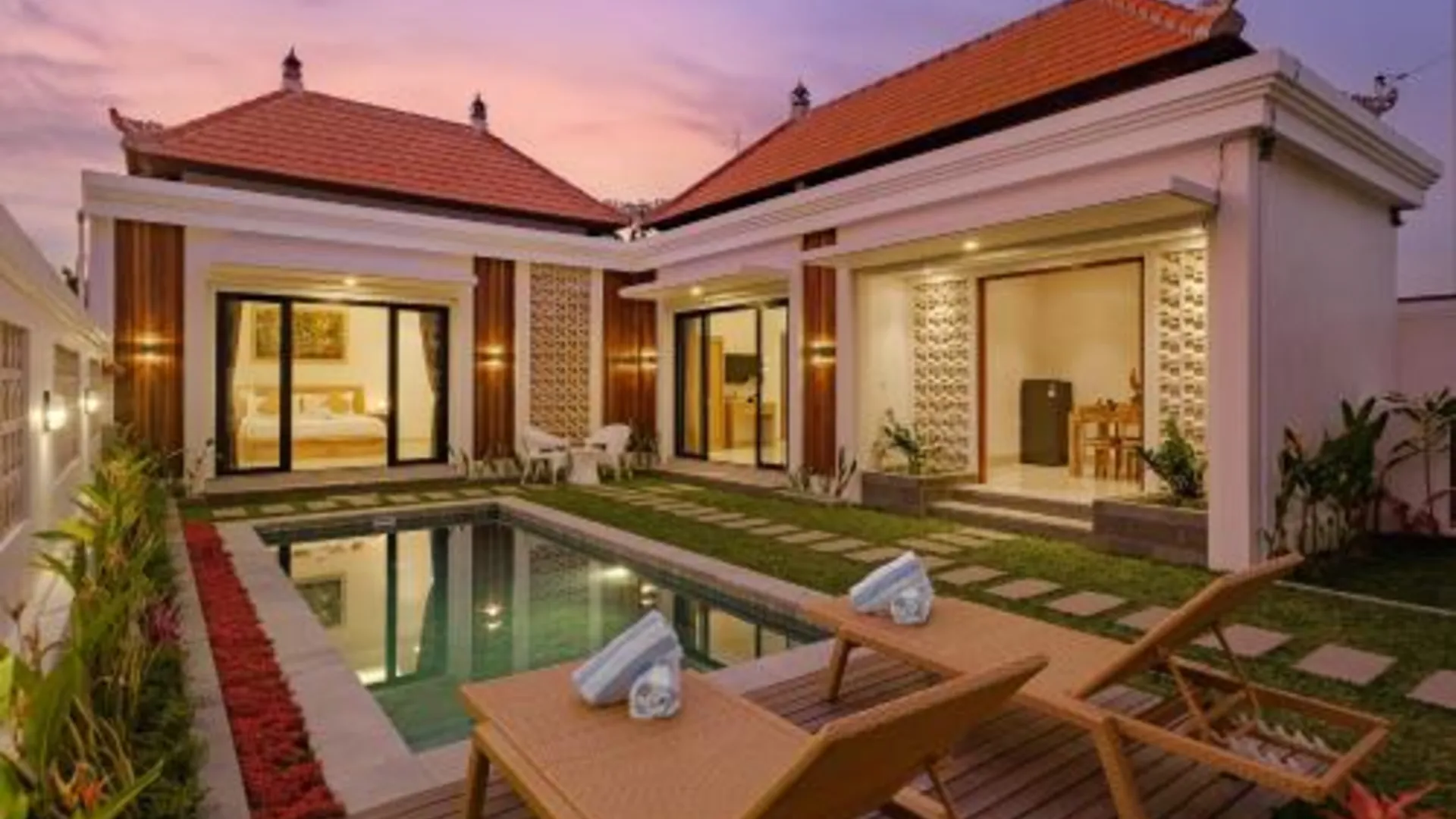 발리 Luxury Nanda villa Ubud 4성급 호텔 객실