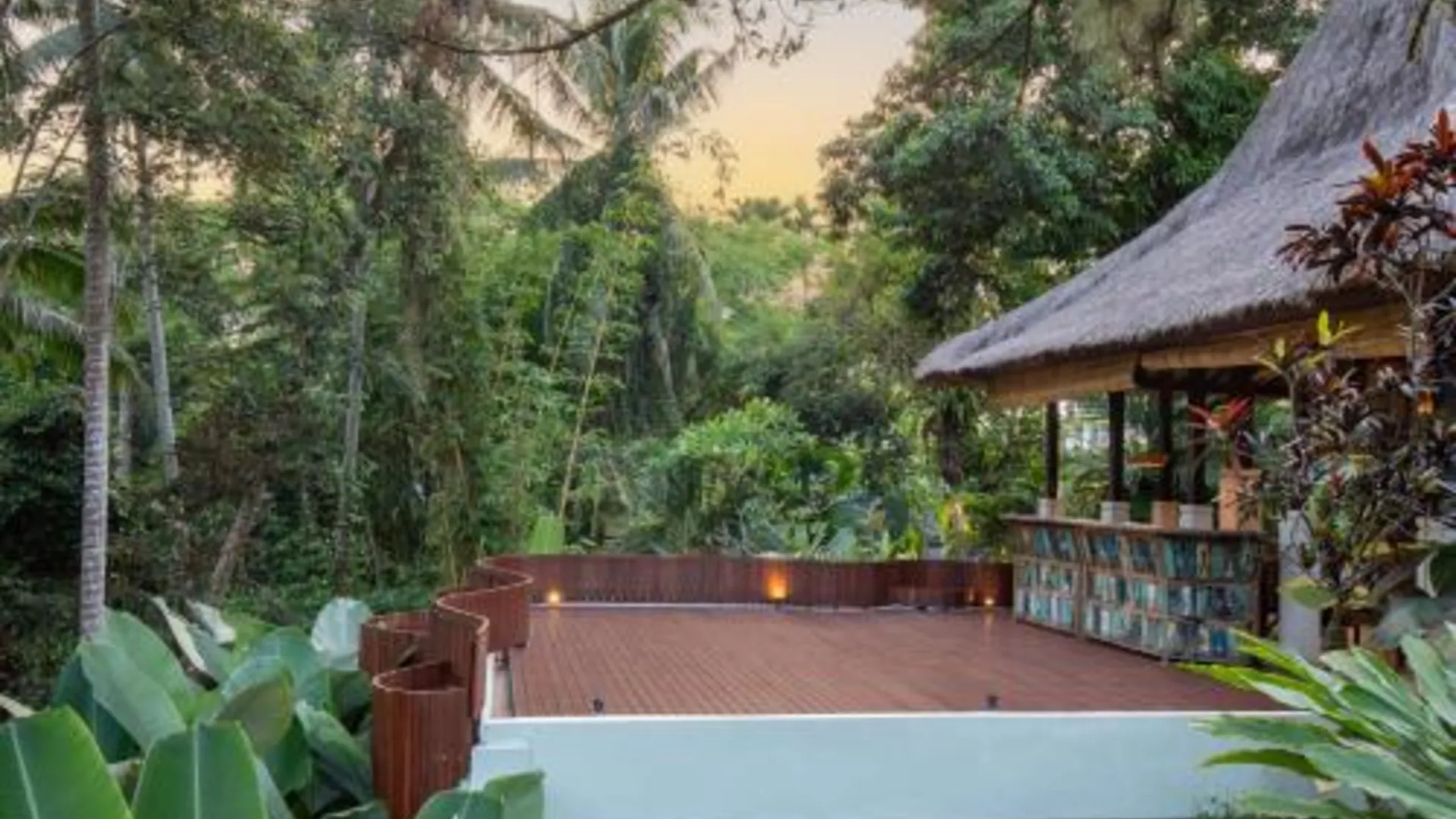 발리 수아라 에어 빌라스 3성급 호텔 레스토랑