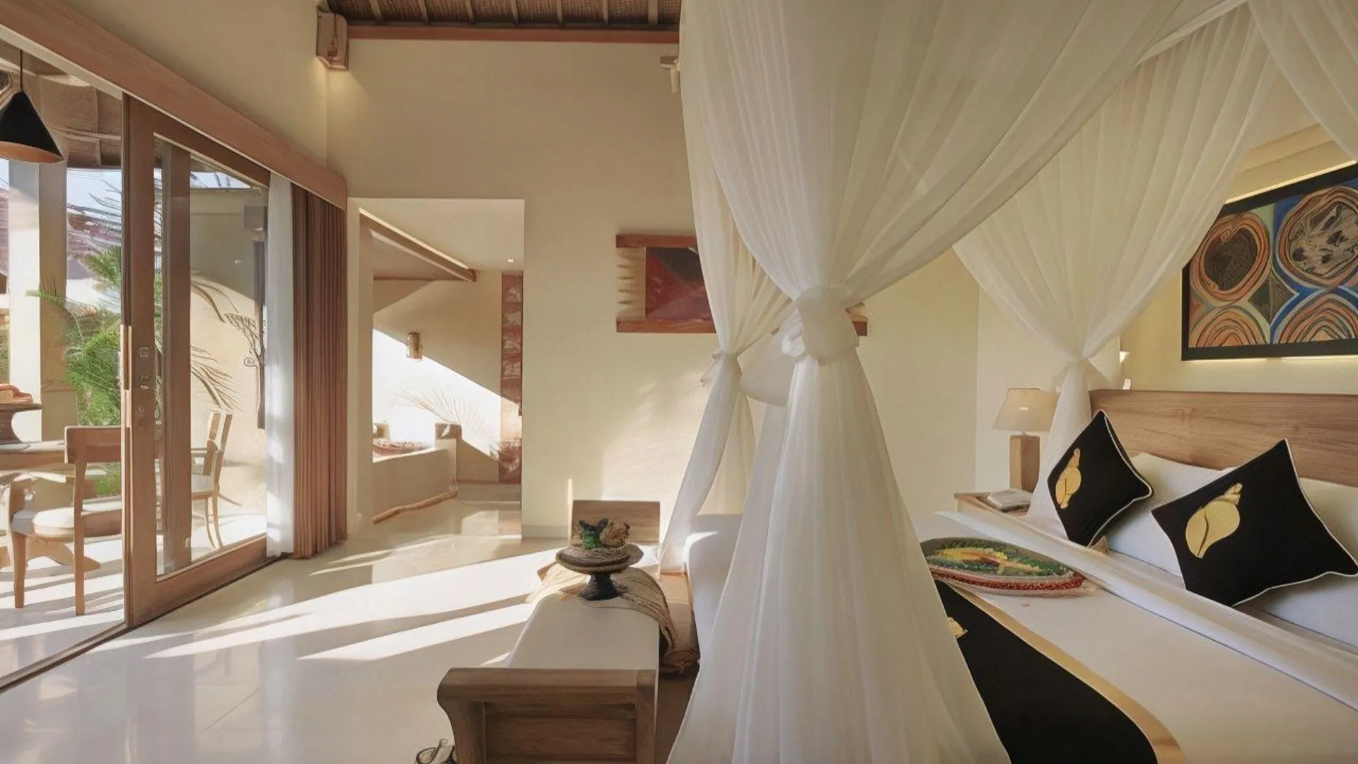 발리 더 산카라 리조트 앤 스파 4성급 호텔 전망