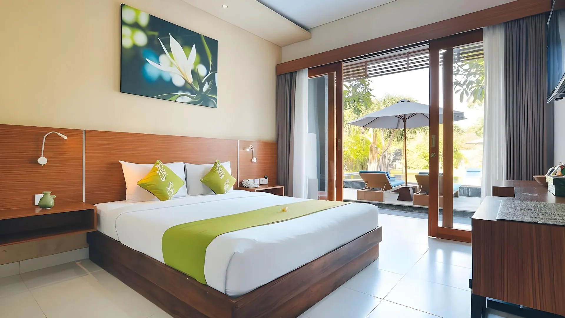 발리 쿠부 쳄파카 스미냑 호텔 4성급 호텔 스위트룸