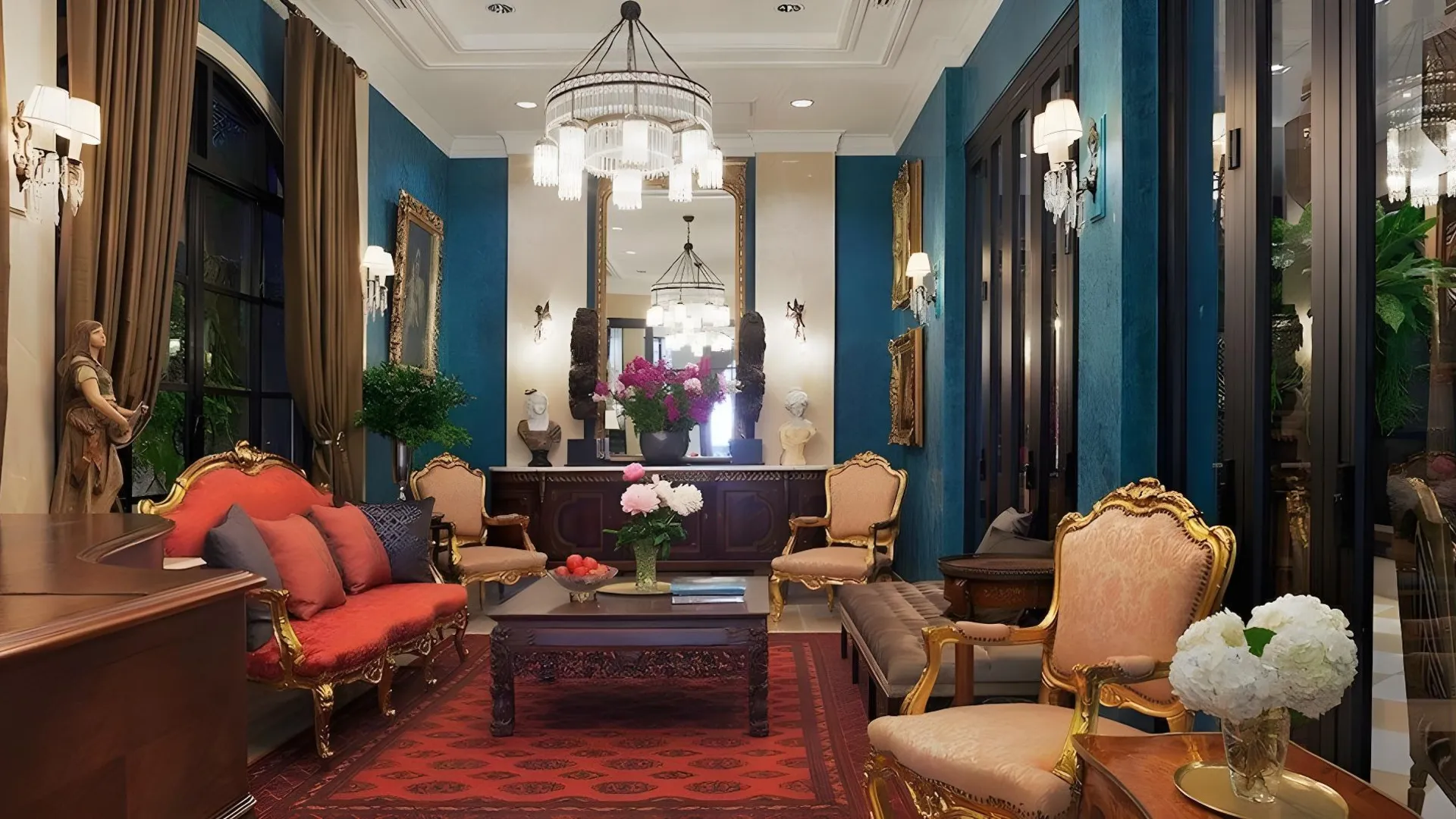 방콕 사라스 호텔 3성급 호텔 로비