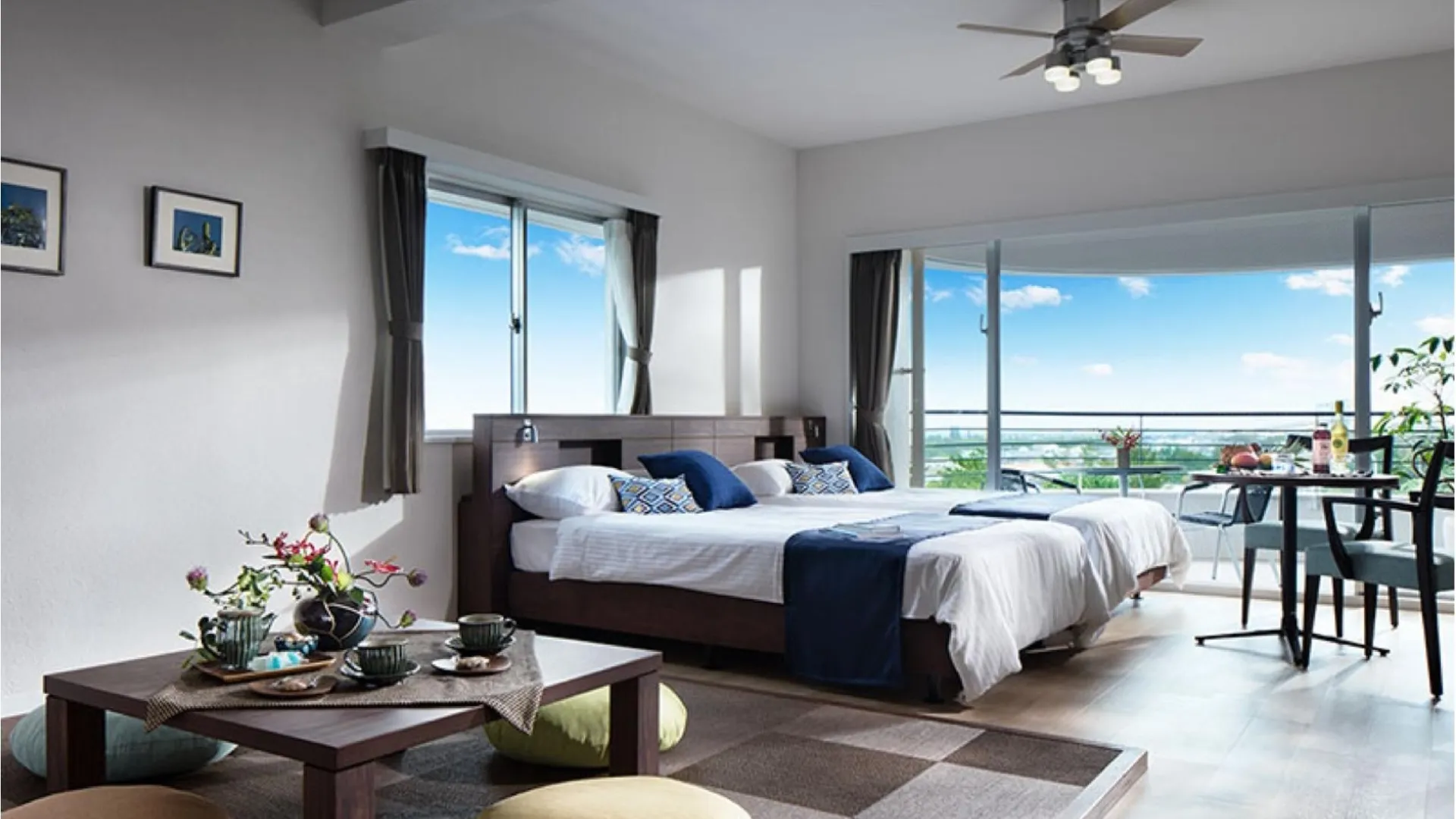 오키나와 본섬 호텔 선셋 힐 2성급 호텔 스위트룸