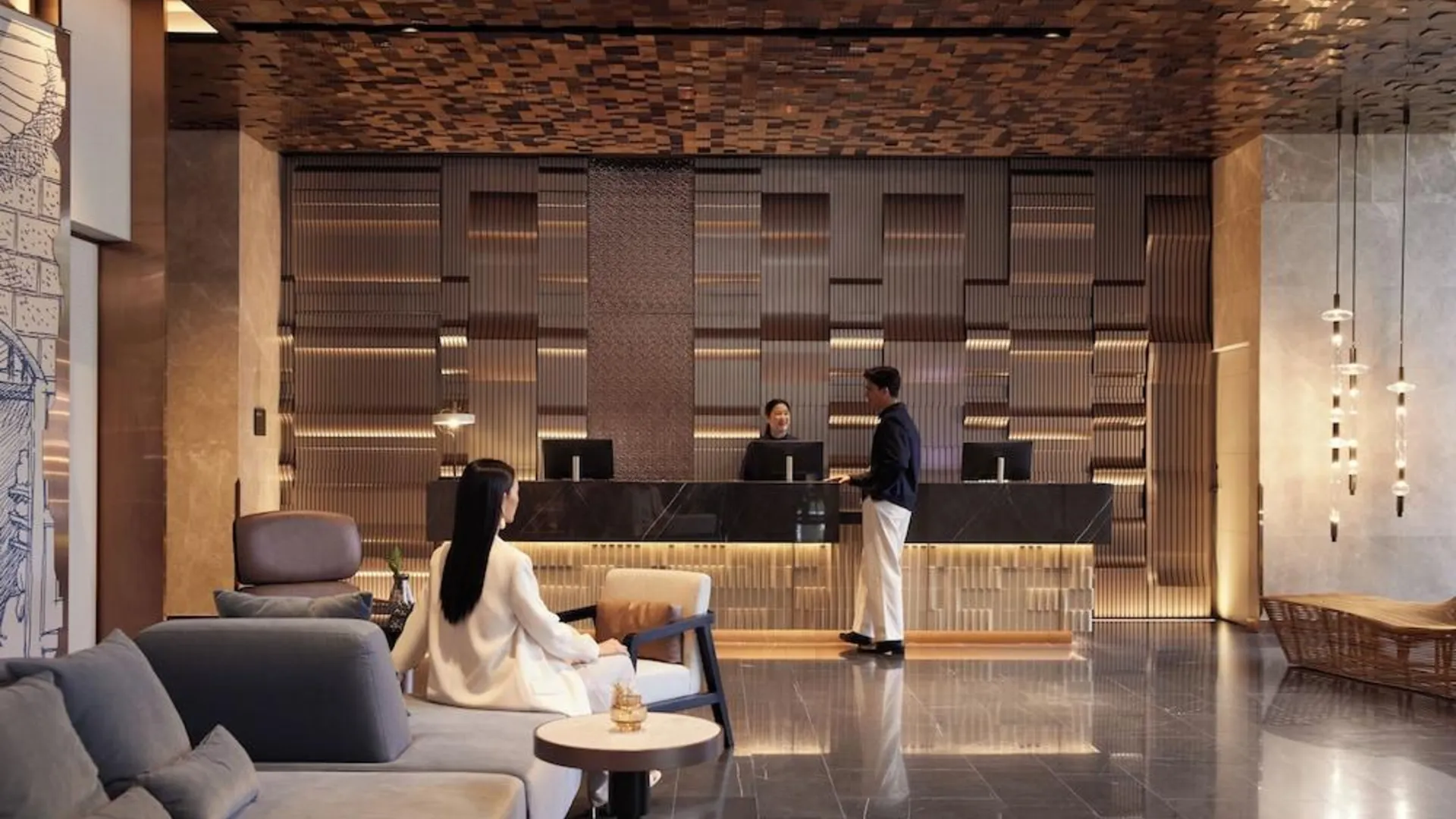 방콕 Dusitd2 Samyan Bangkok 4성급 호텔 수영장