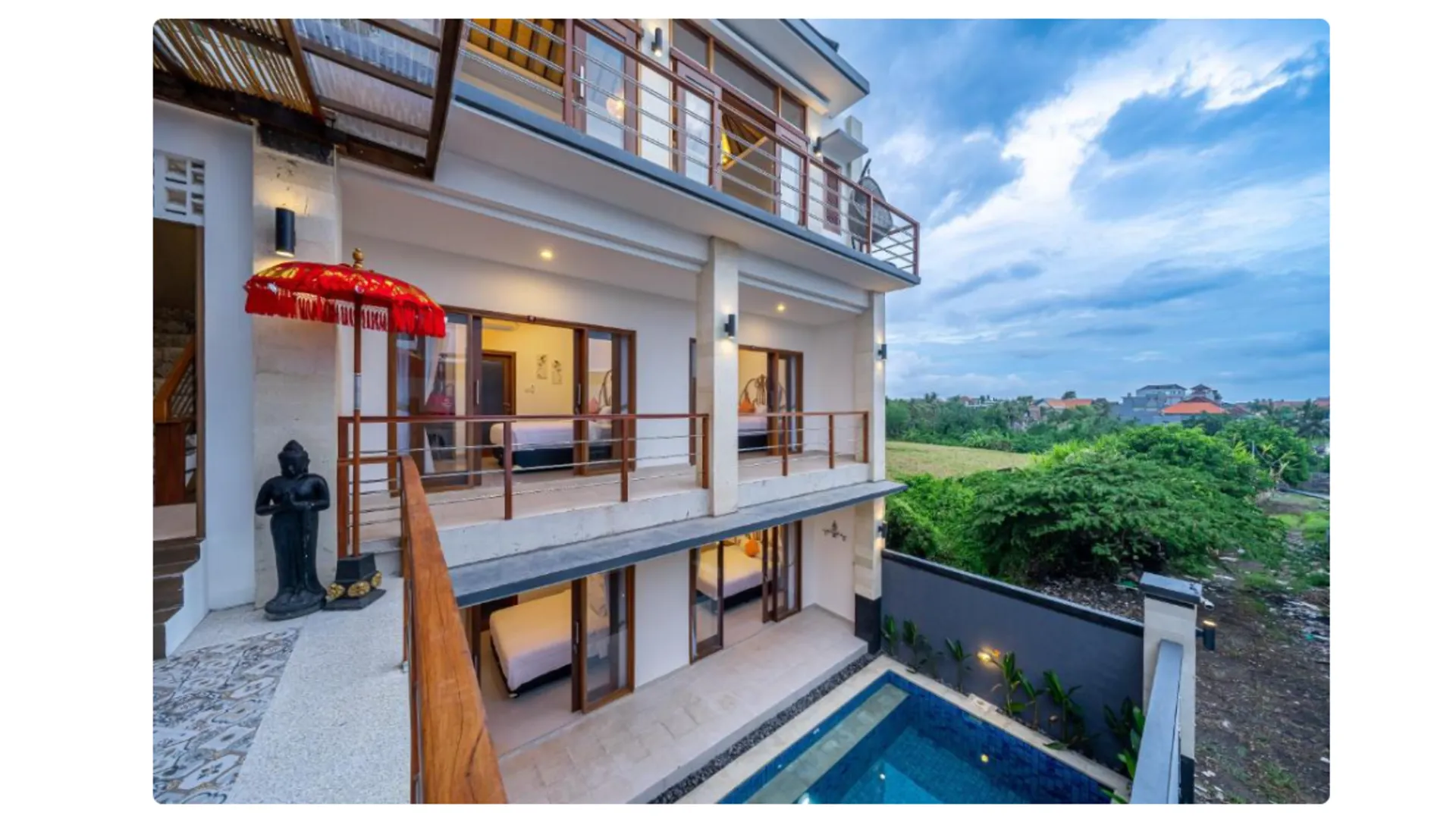 발리 카스마란 발리 게스트하우스 3성급 호텔 외관