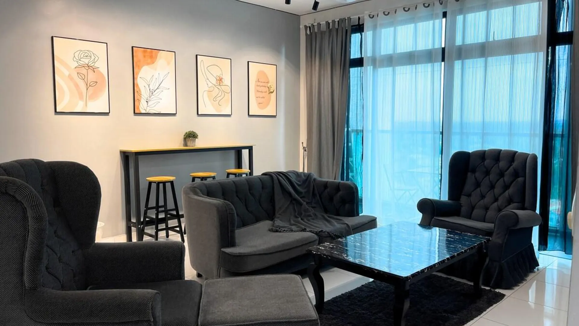 조호바루 / 조호르바루 탐포이의 프라이빗 하우스 (100m², 침실 3개, 프라이빗 욕실 2개) 2성급 싱글룸 객실