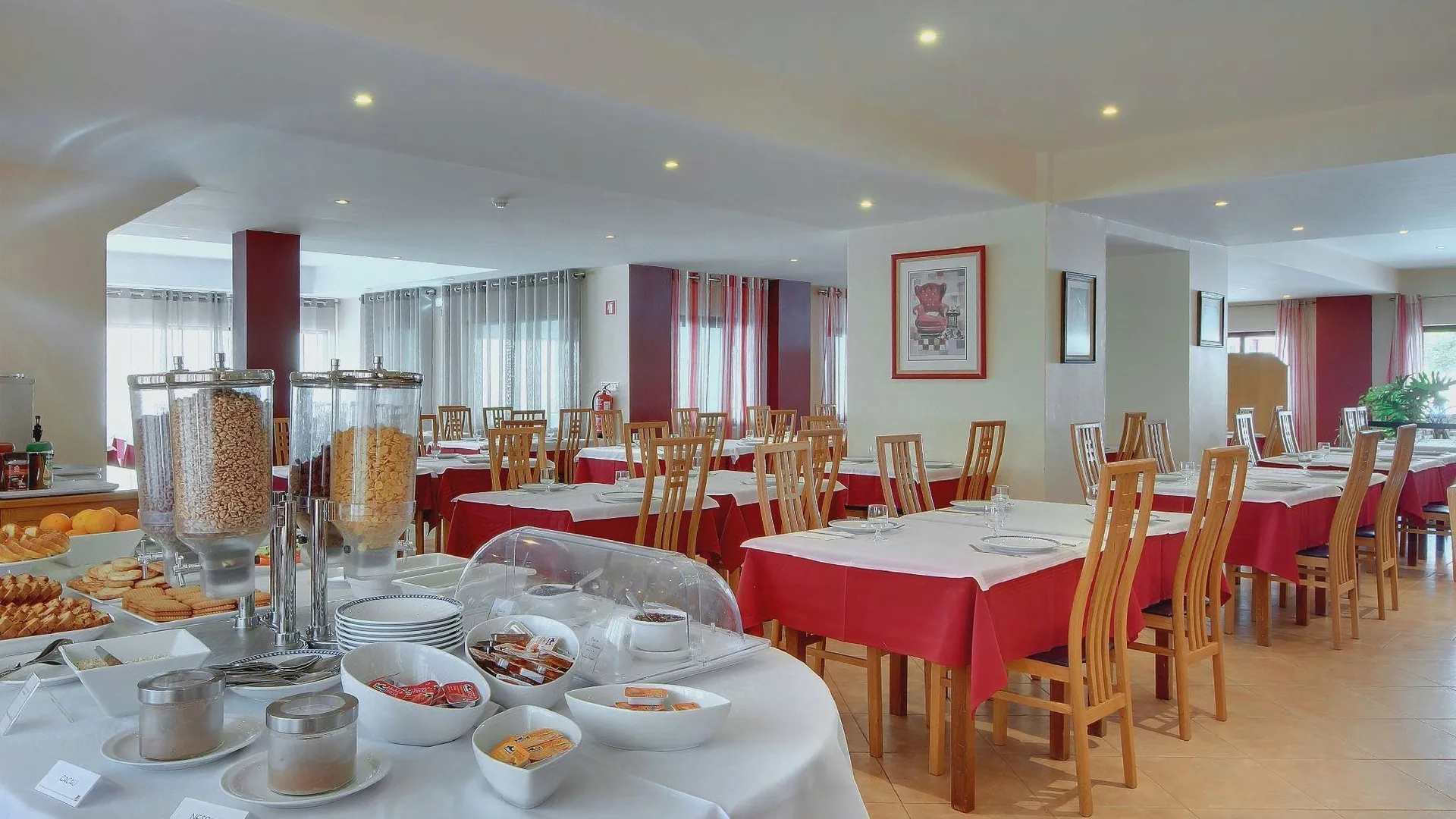 빌라 레알 데 산토 안토니오 Hotel Alba 4성급 호텔 레스토랑