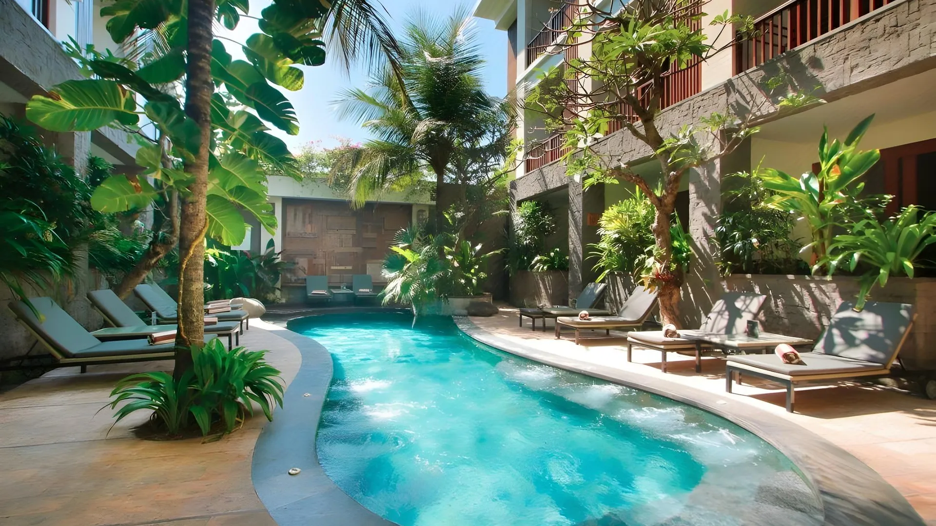 발리 아카나 부티크 호텔 4성급 호텔 객실