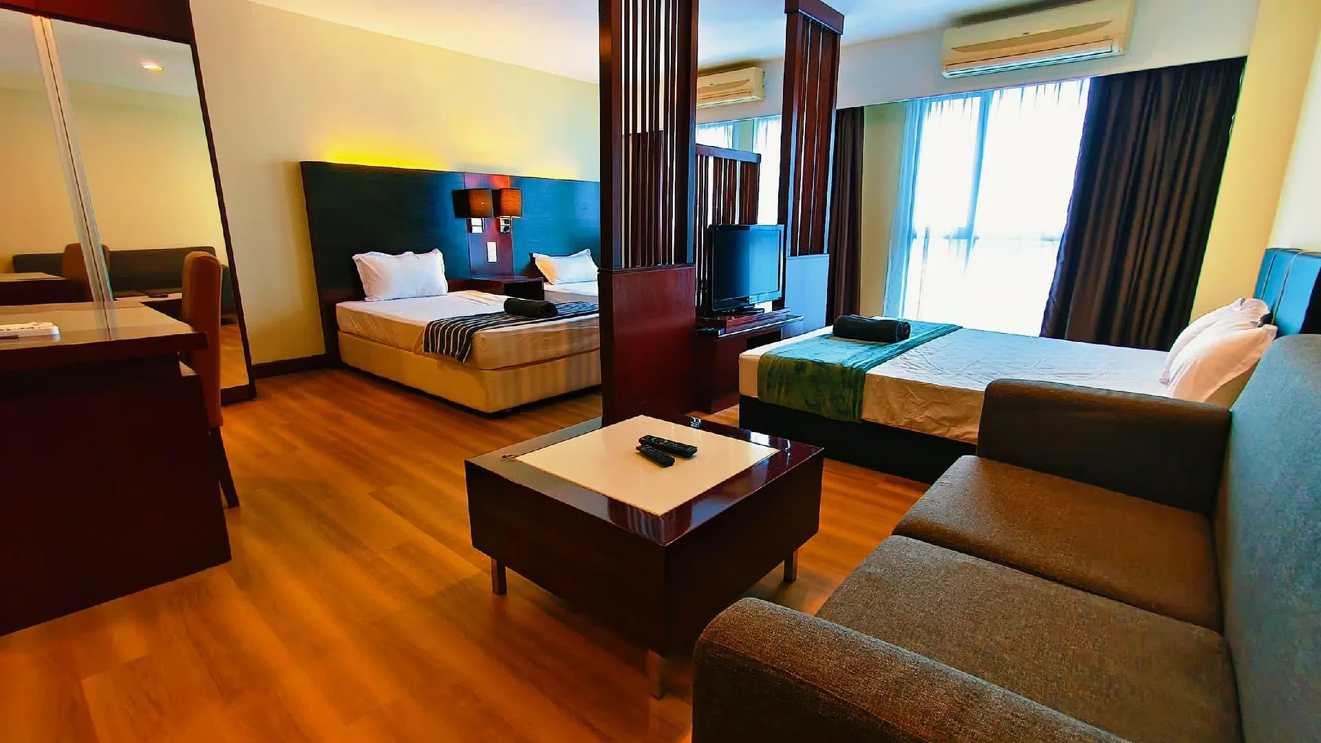 코타키나발루 시티 센터의 스튜디오  (45m², 프라이빗 욕실 1개) 2성급 싱글룸 객실