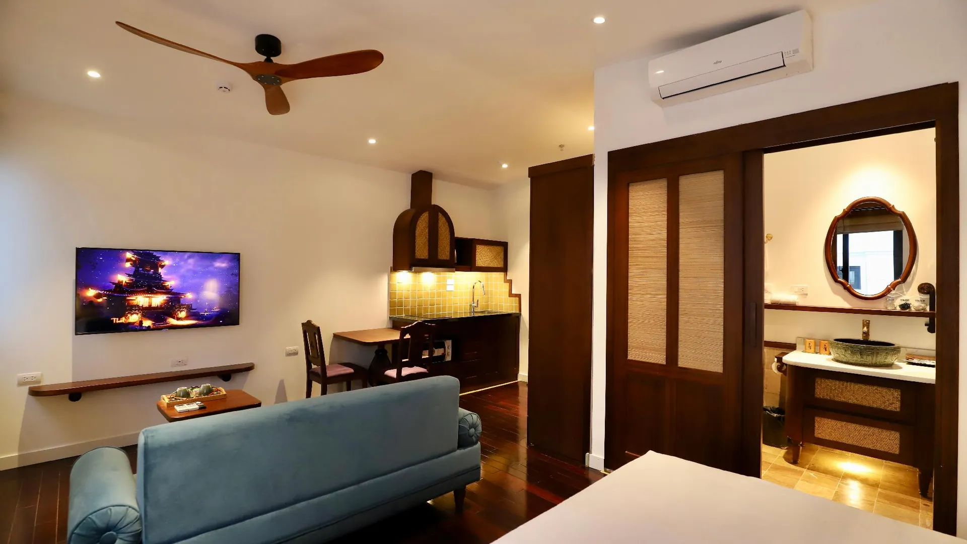 하노이 메종 냐 51 꽝칸 4성급 게스트하우스 레스토랑