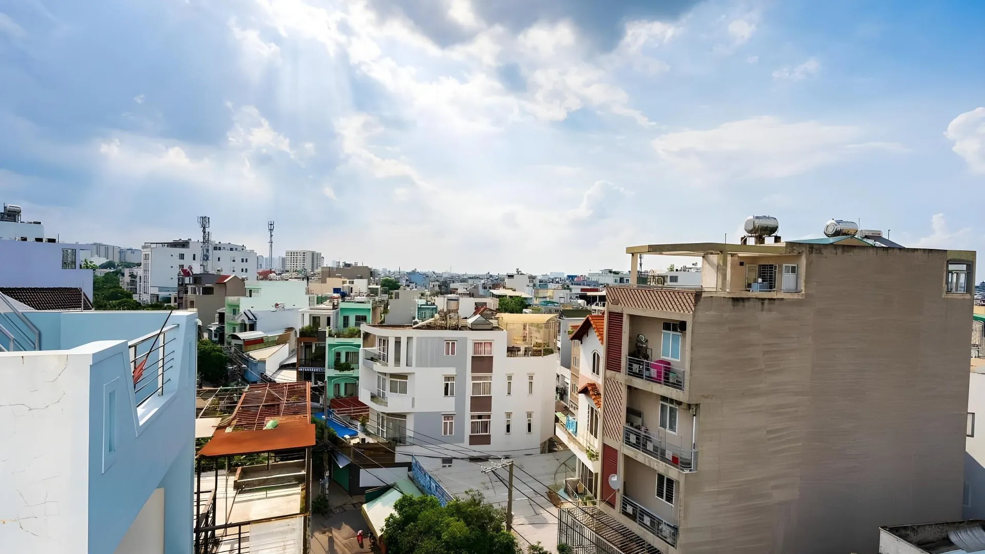 호치민 탄빈의 아파트먼트 (m², 침실 2개, 프라이빗 욕실 1개) 3성급 싱글룸 레스토랑