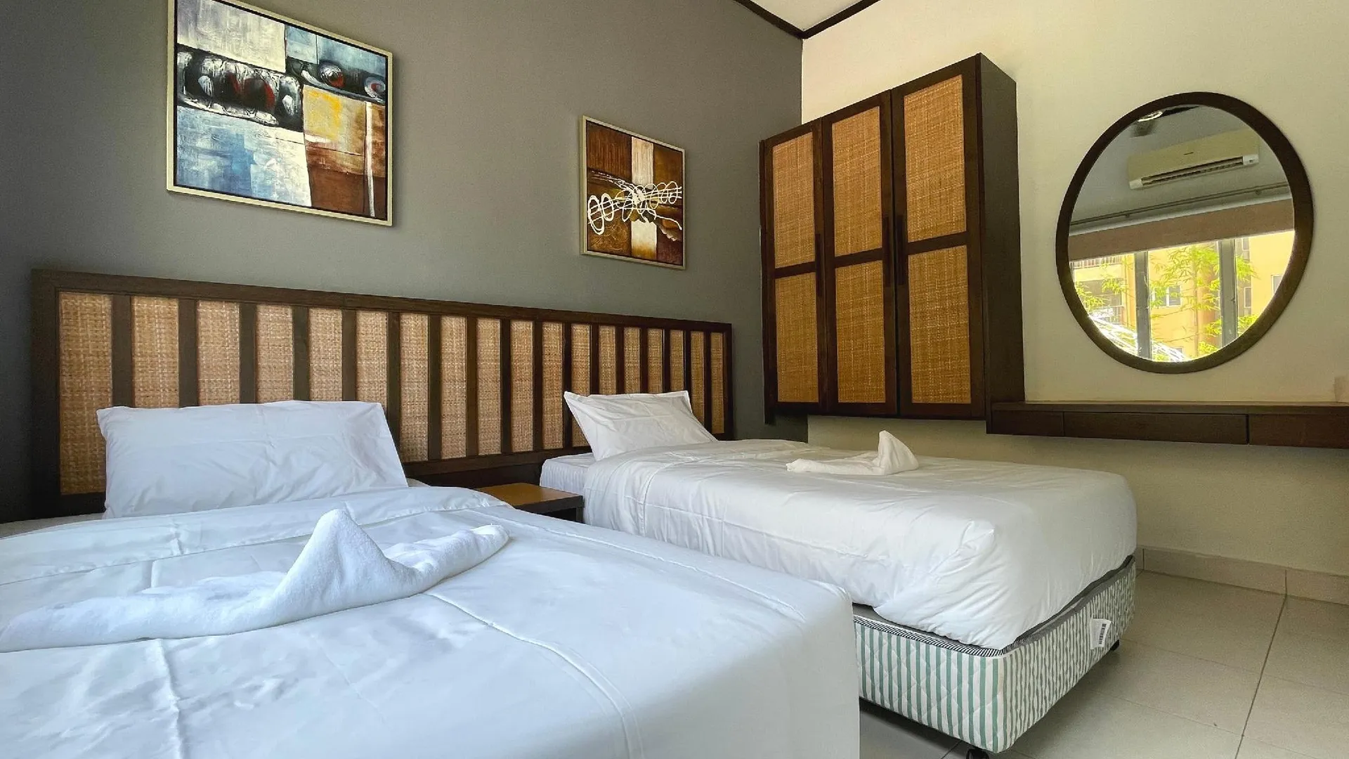 반팅 모리브 비치의 스튜디오 아파트먼트 (60m², 프라이빗 욕실 1개) 3성급 싱글룸 객실